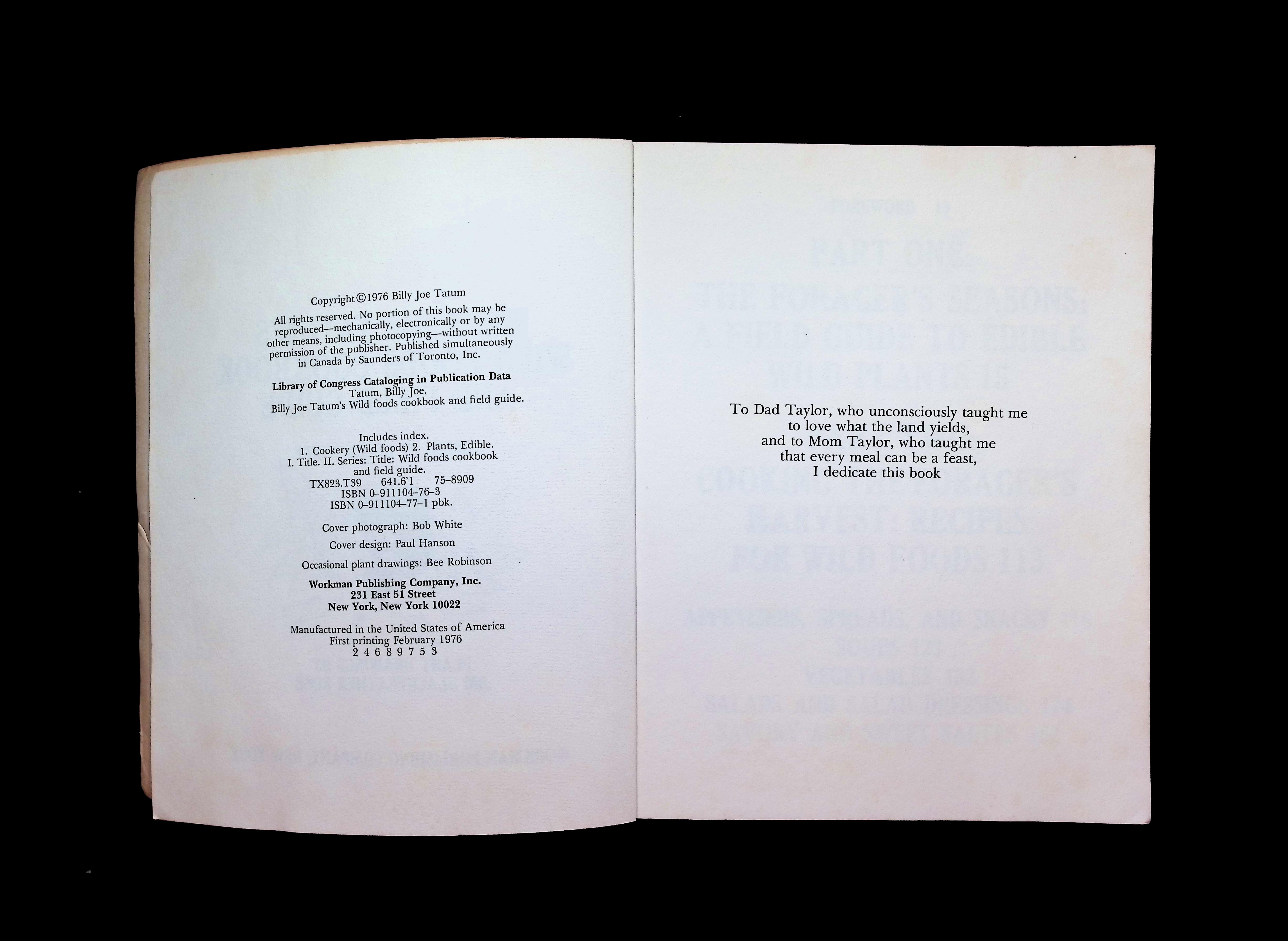Billy Joe Tatum's Wild Foods Cookbook & Field Guide — image 3