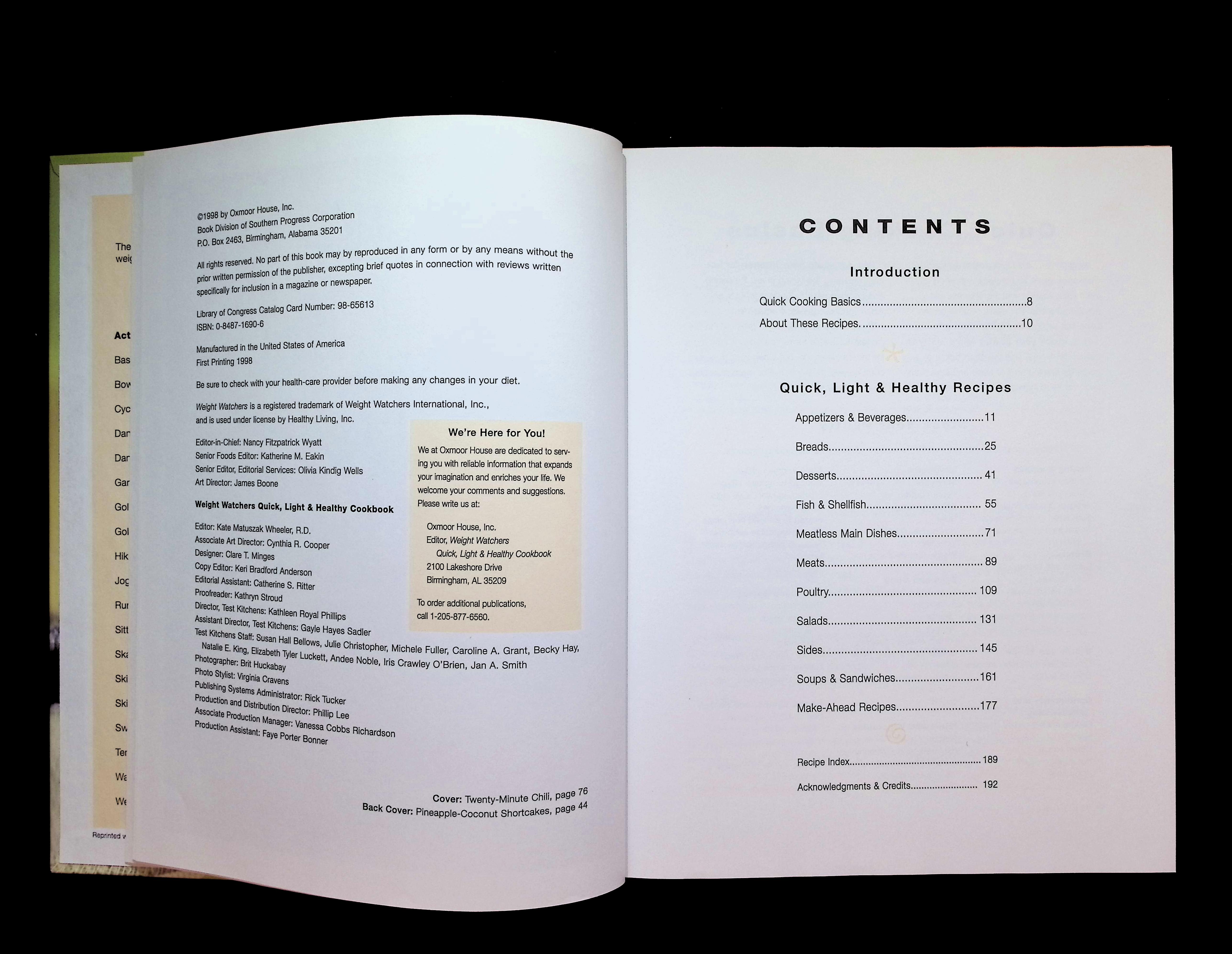 Weight Watchers Quick, Light & Healthy Cookbook — image 3