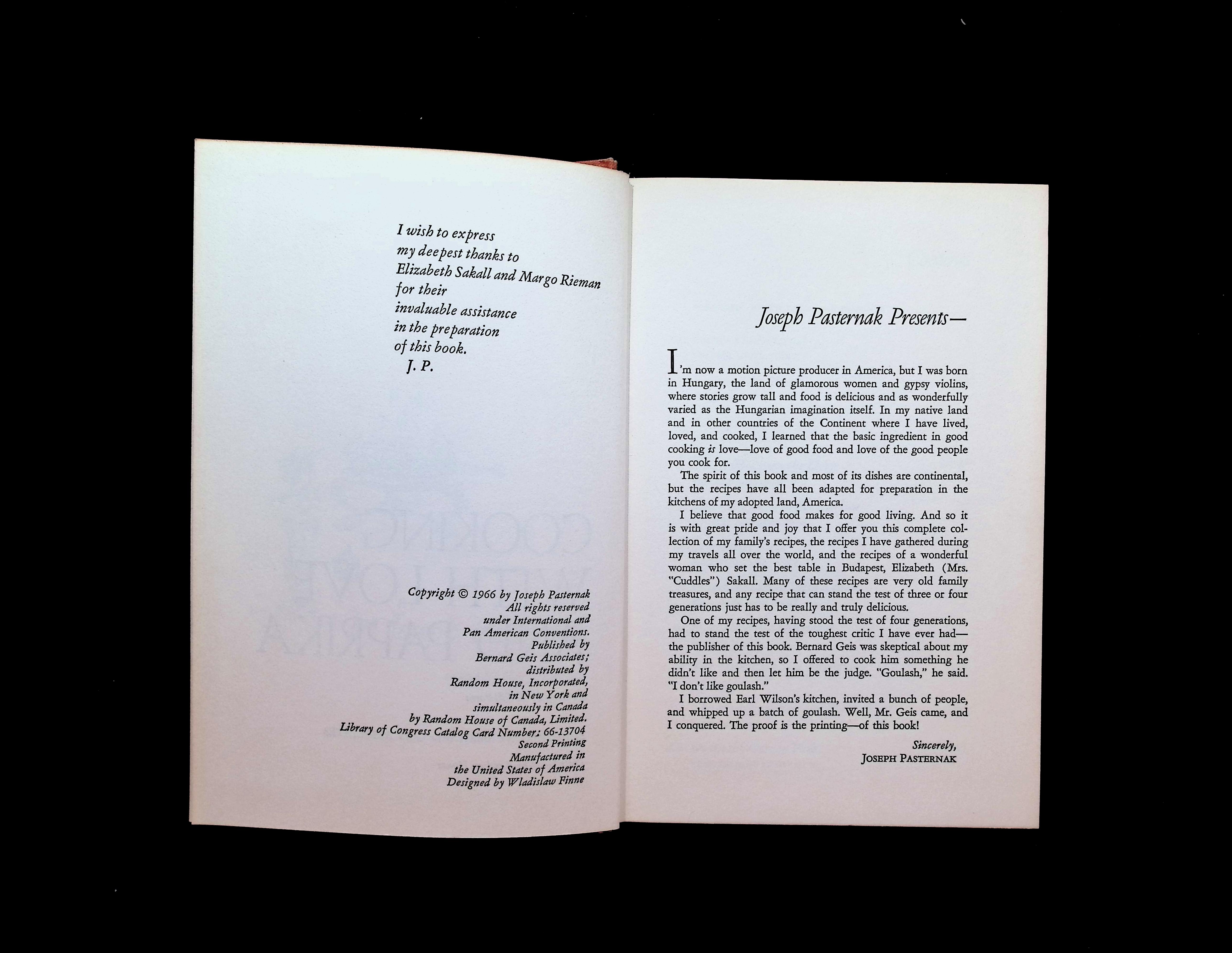 Cooking with Love and Paprika: A Treasury of Continental Cookery — image 3