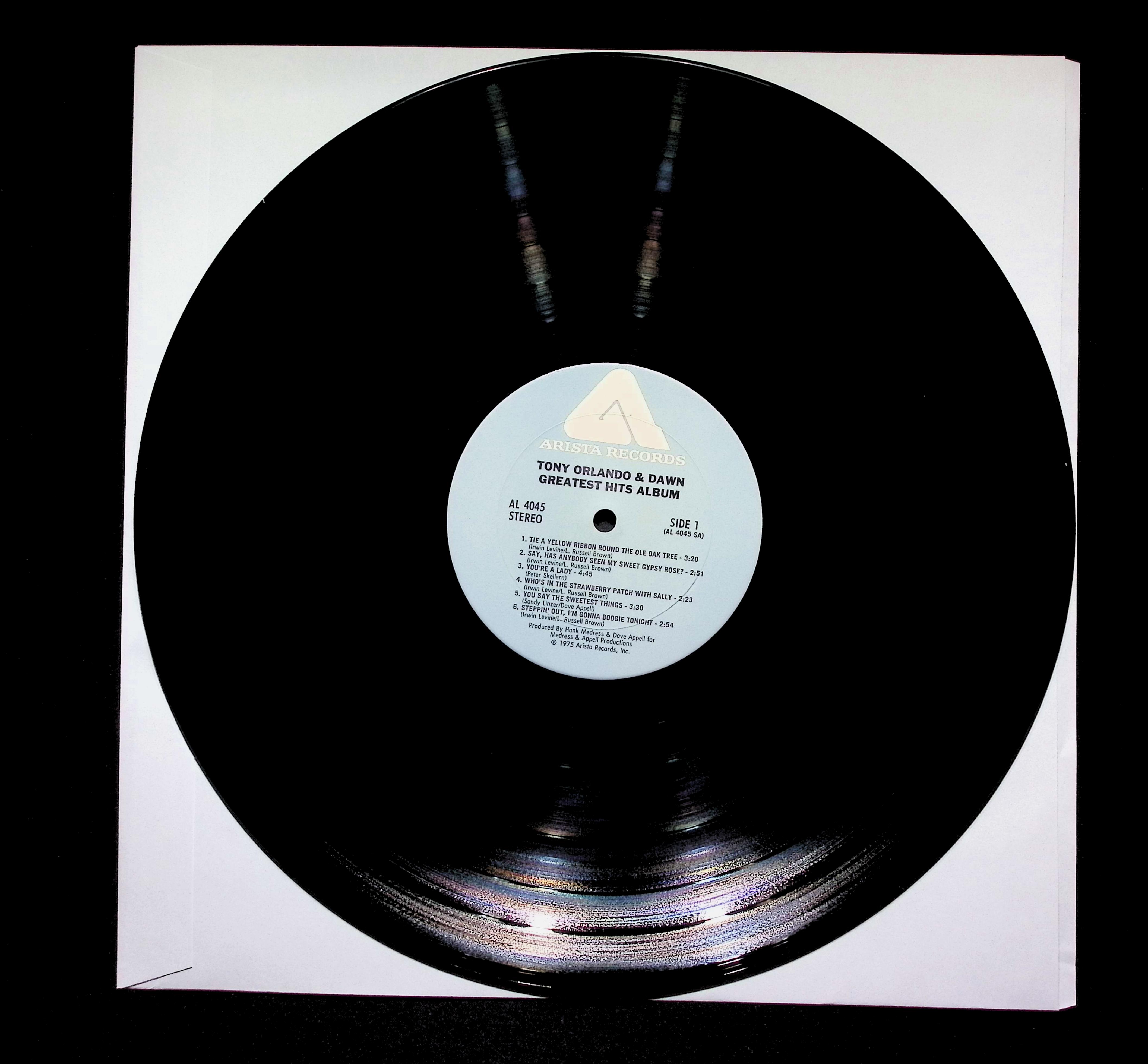 Tony Orlando Greatest Hits LP 1975  AL 4045 Pop Rock — image 4