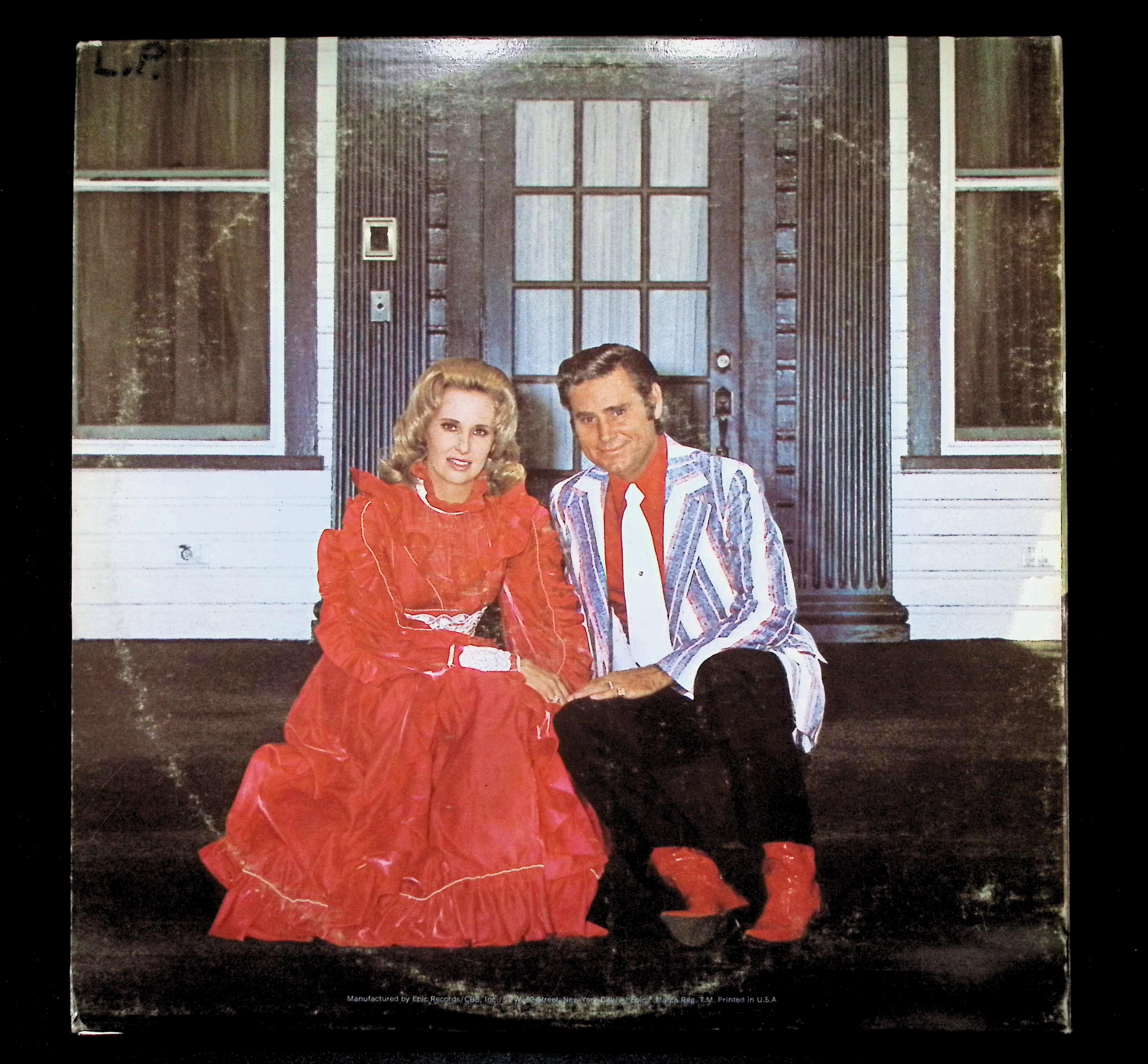 George Jones Tammy Wynette We Go Together LP 1971  KE 30802 Epic Country — image 2