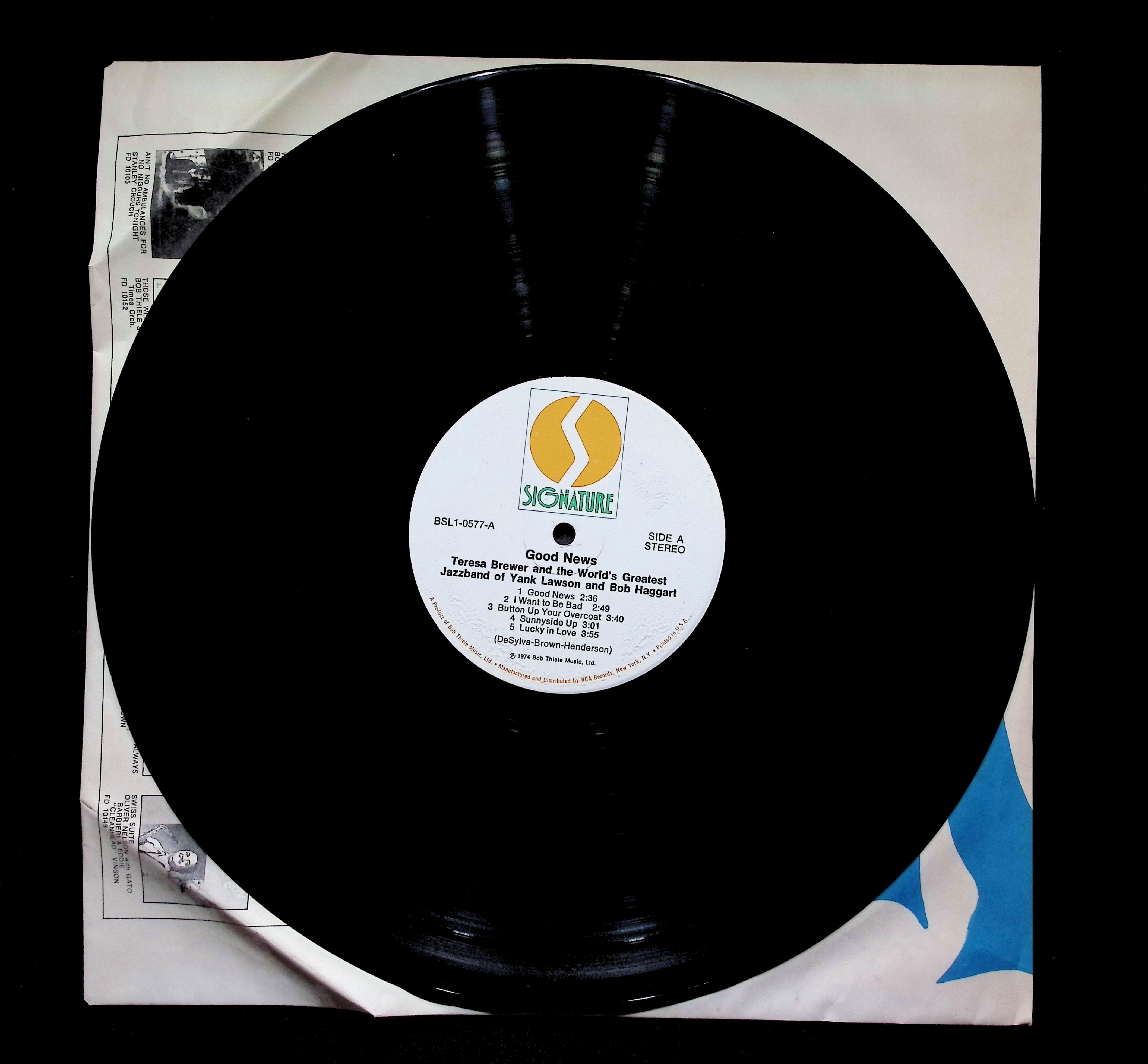 Teresa Brewer Good News LP 1974 PSL 1-0577 Jazz — image 4