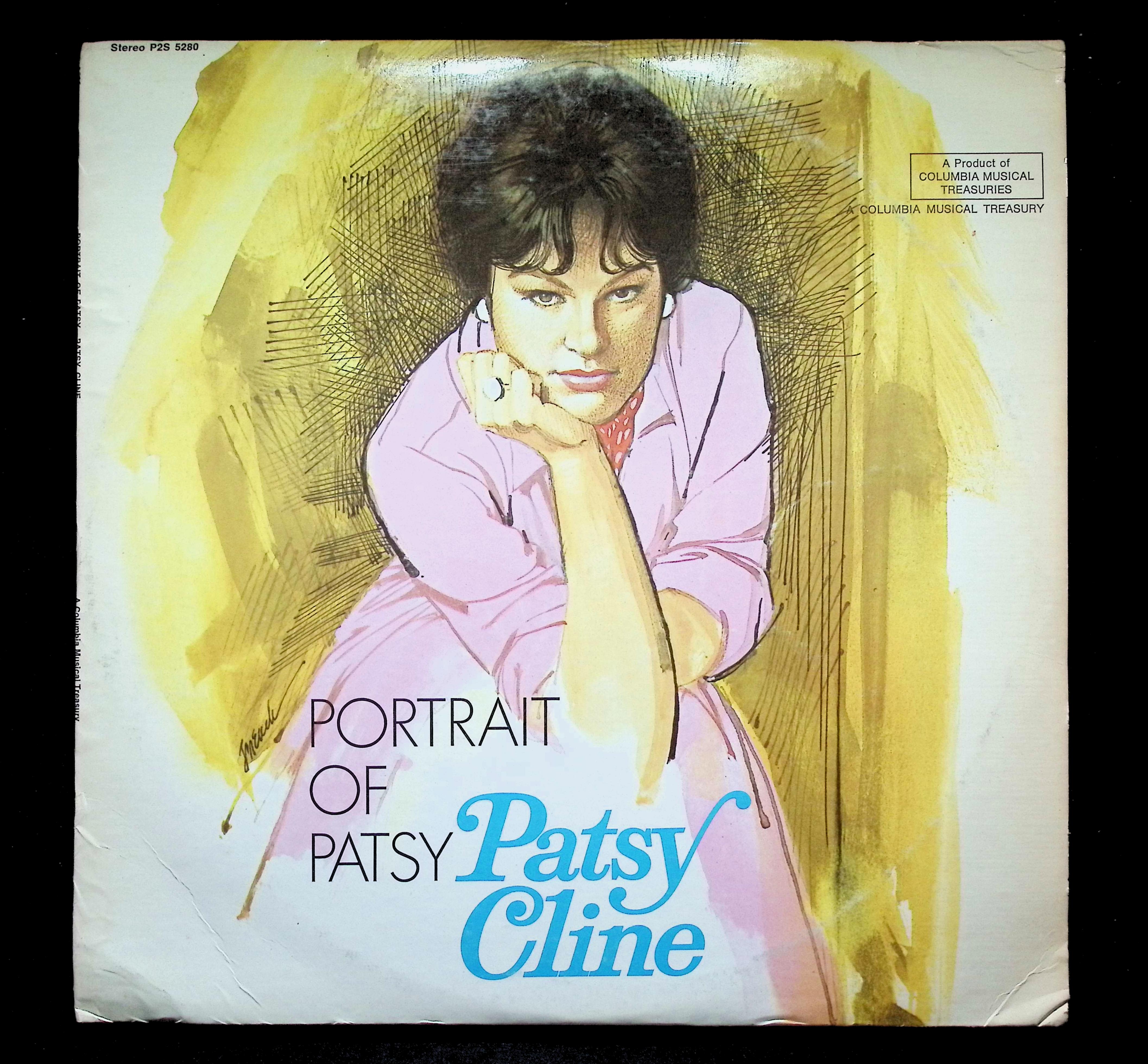 Patsy Cline- Portrait Of Patsy LP 1969 - DS 469 Columbia Compilation