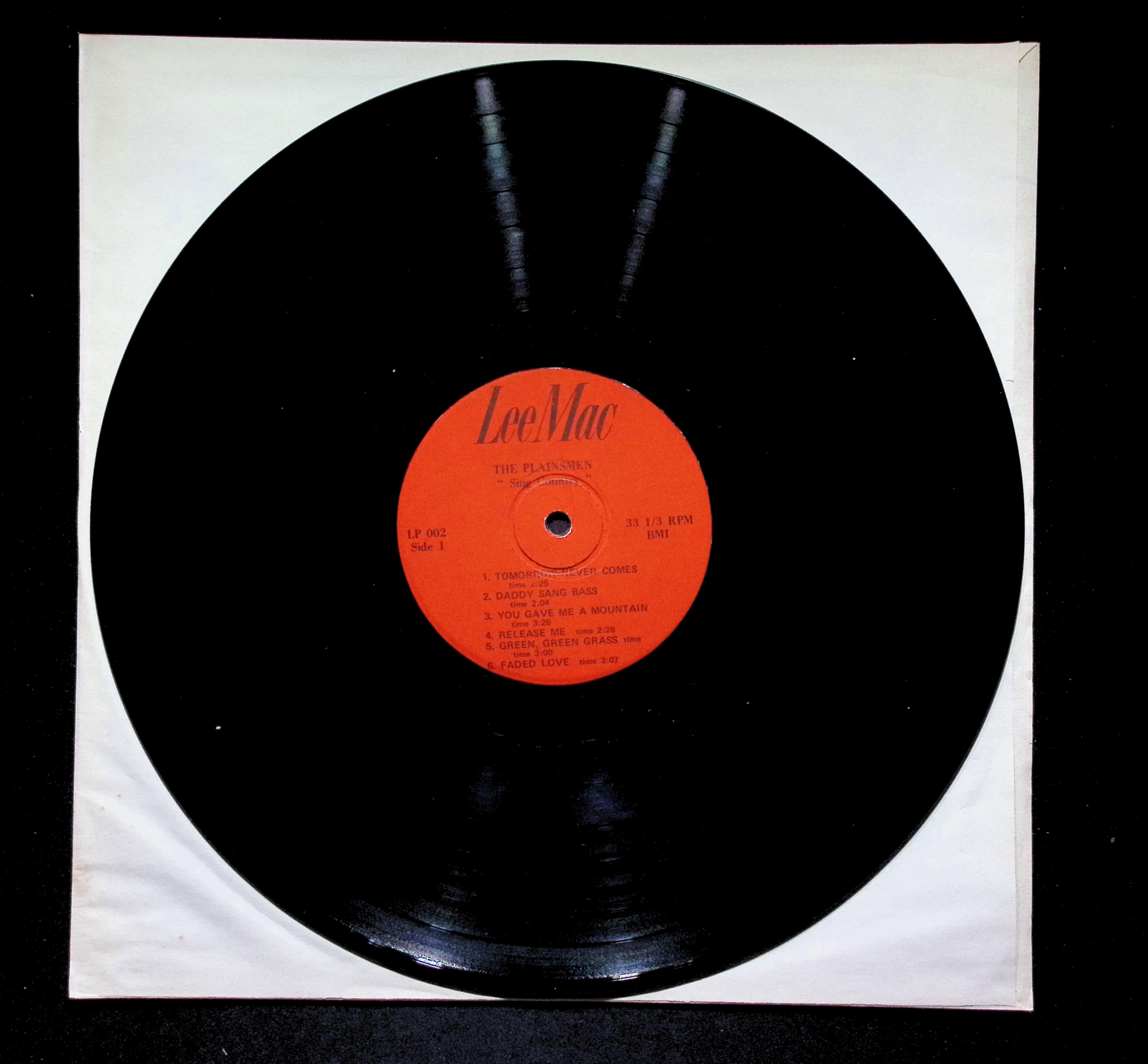 The Plainsmen-Sing Country -1964-LP-002-Country-LP — image 5