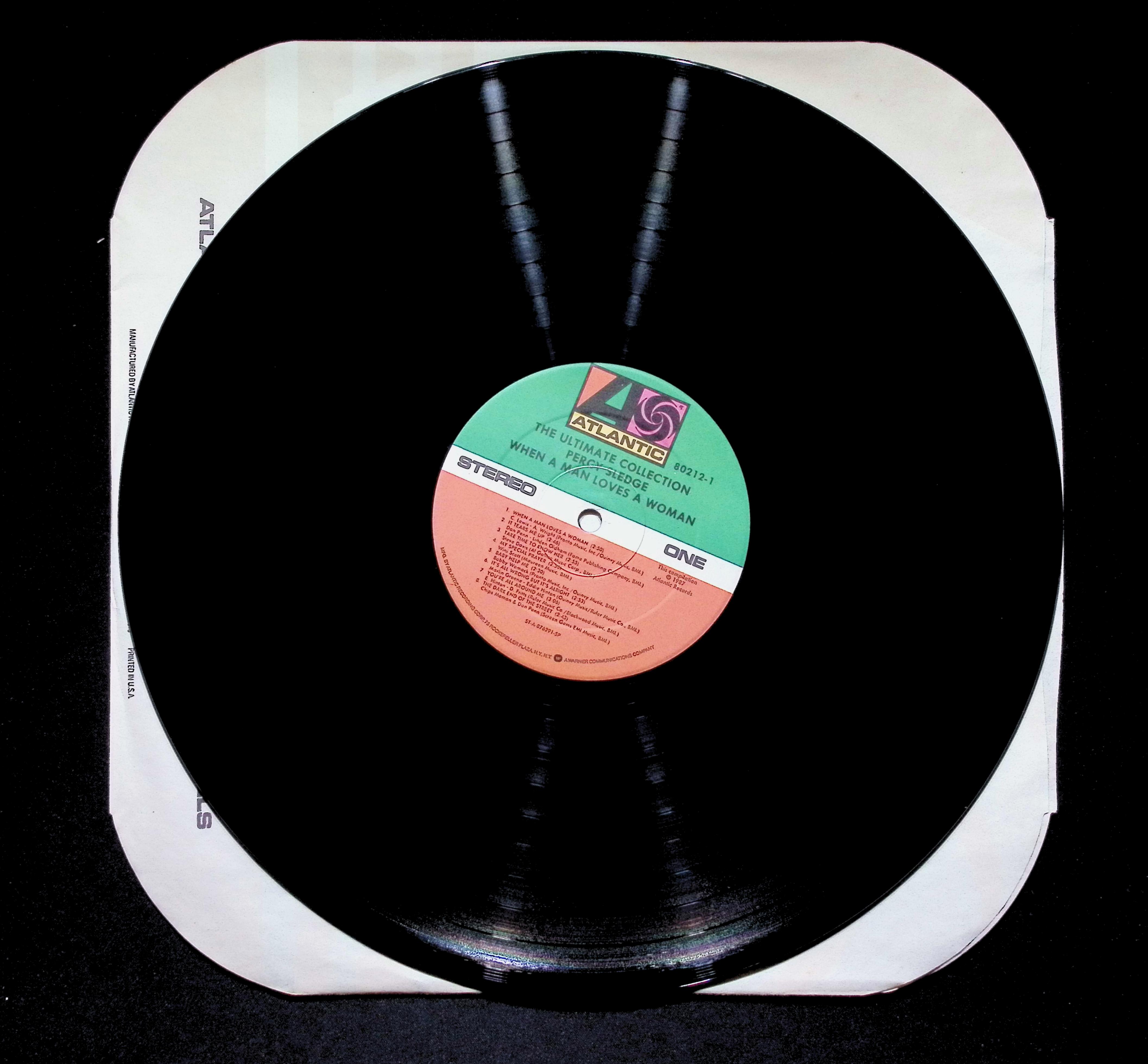 Percy Sledge – The Ultimate Collection – 1987 – 80212-1 – Soul – LP — image 5