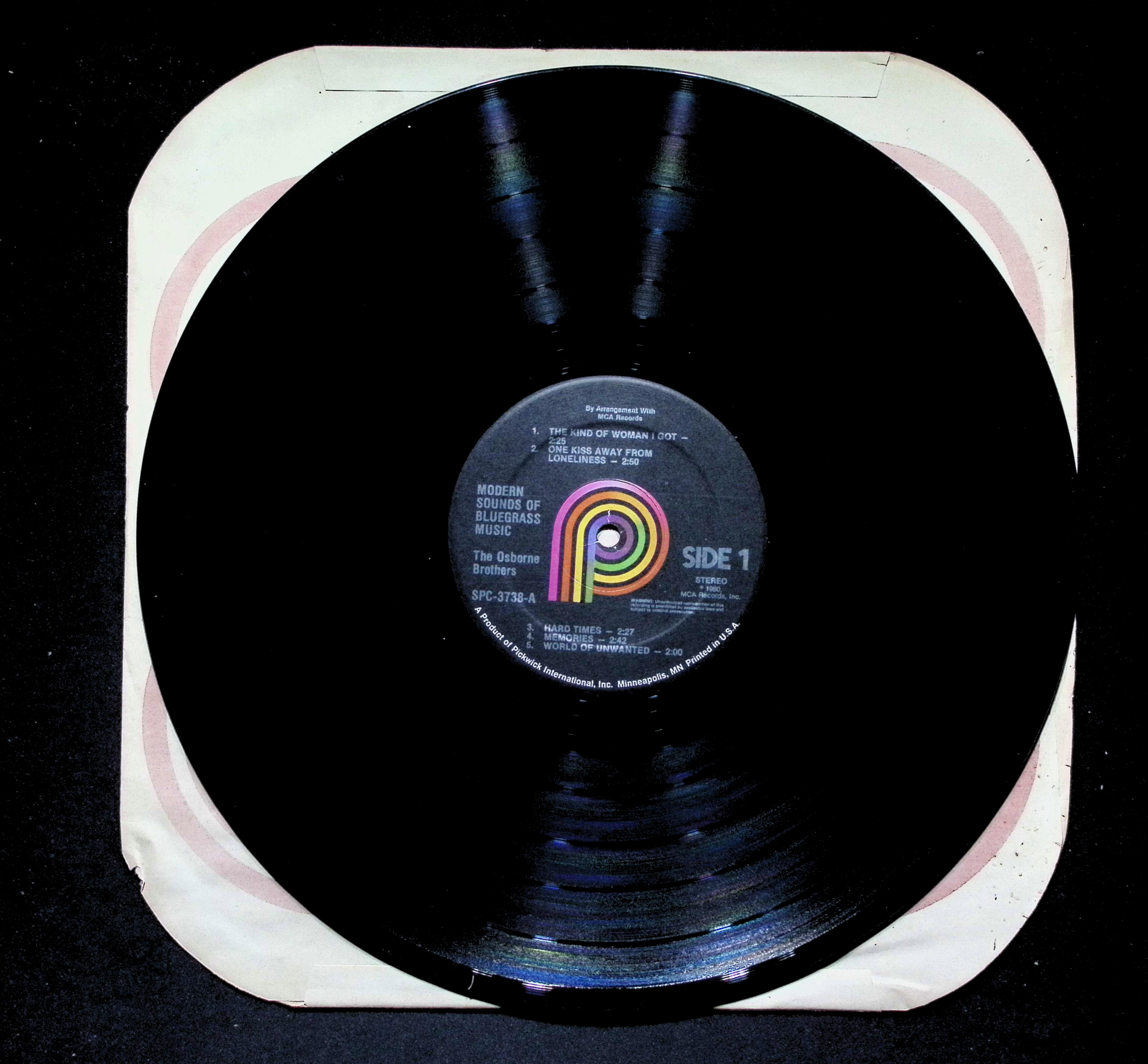 Osborne Brothers Modern Sounds LP 1980 Pickwick Bluegrass — image 5