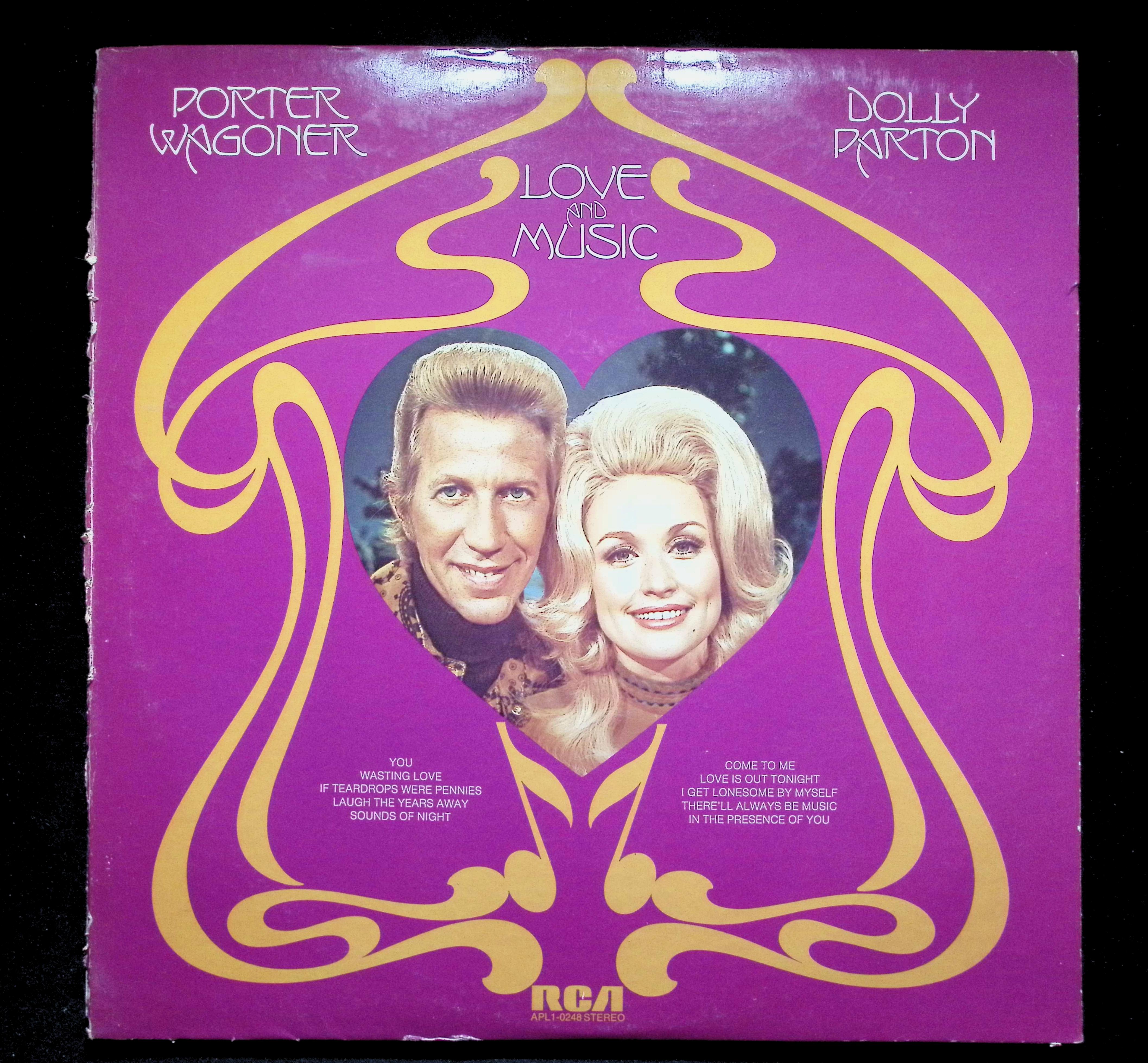 Porter Wagoner Dolly Parton Love And Music LP 1973 RCA Country