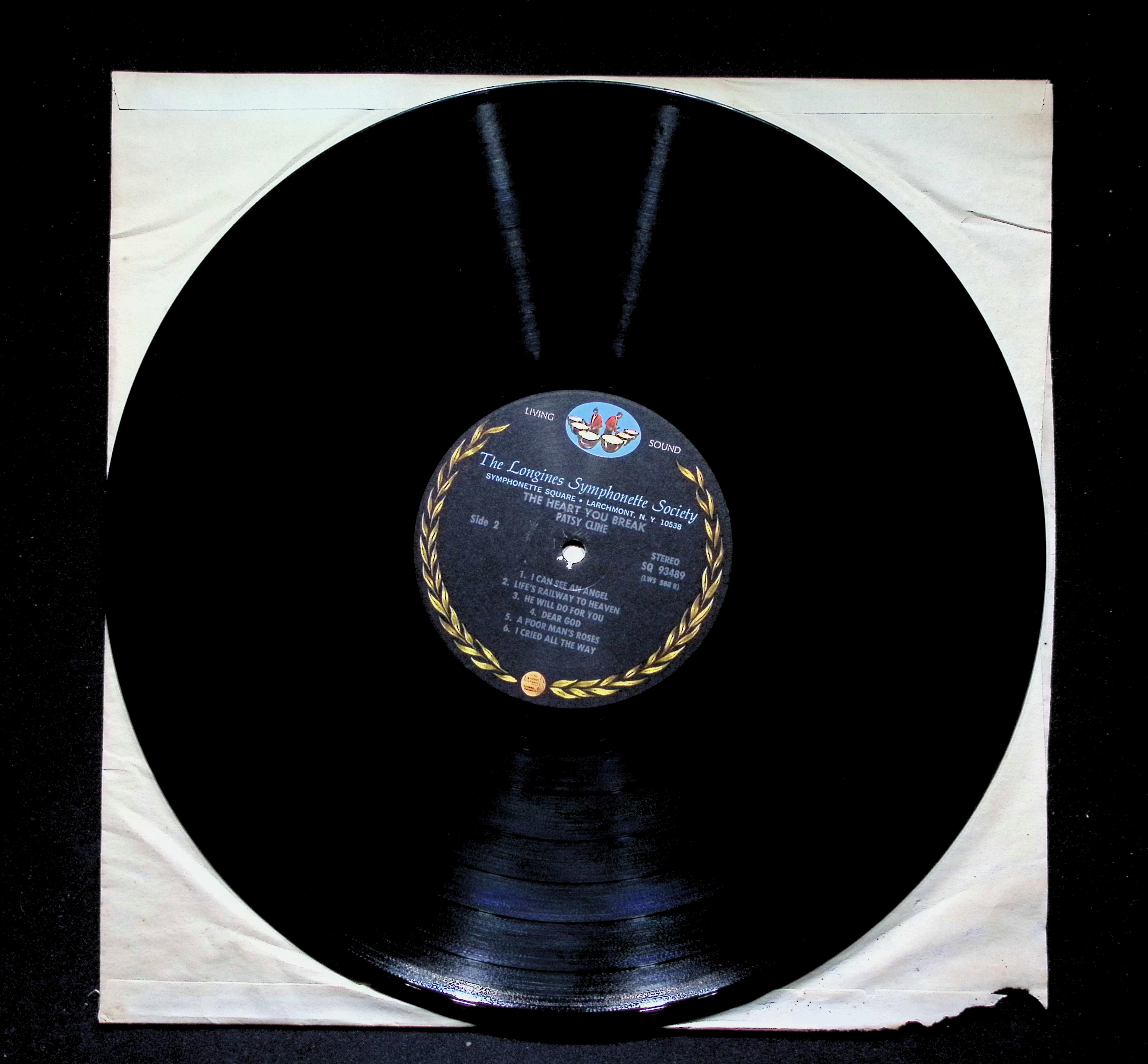Patsy Cline The Heart You Break LP N/A Longines Symphonette Country — image 5