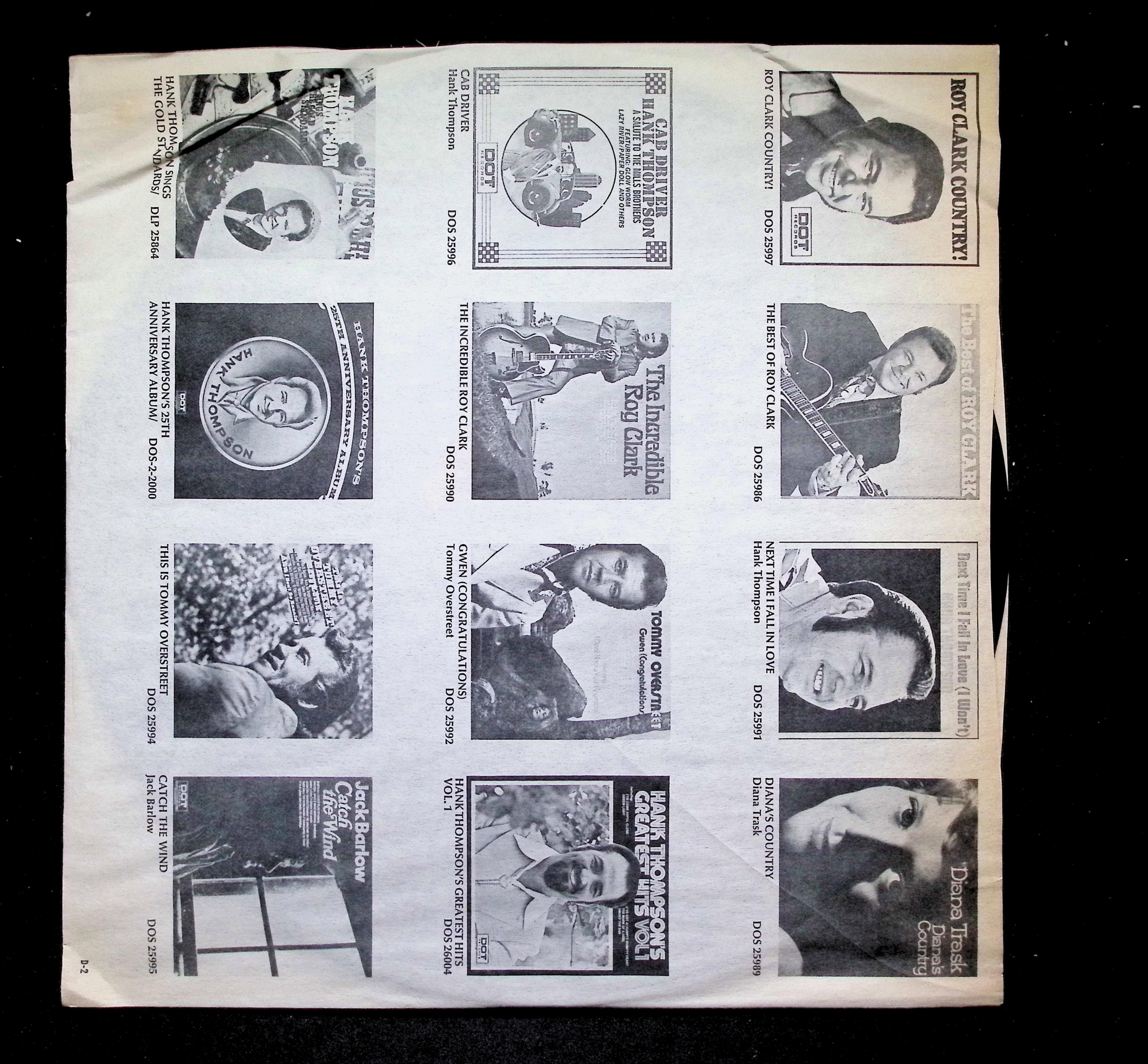 Tommy Overstreet Heaven Is My Woman's Love LP 1972 Dot Country — image 3