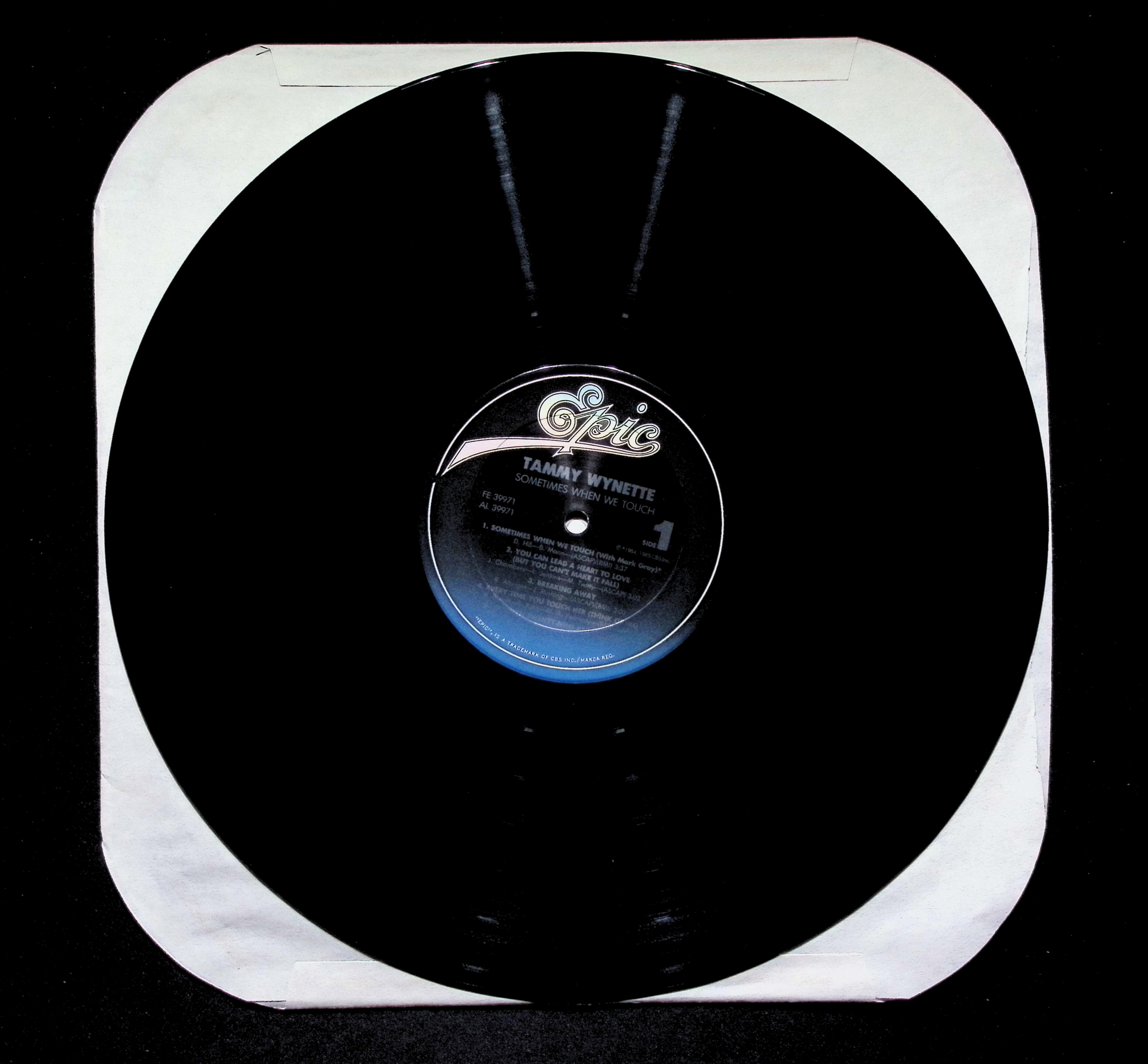 Tammy Wynette Sometimes When We Touch LP 1985 Epic Country — image 4