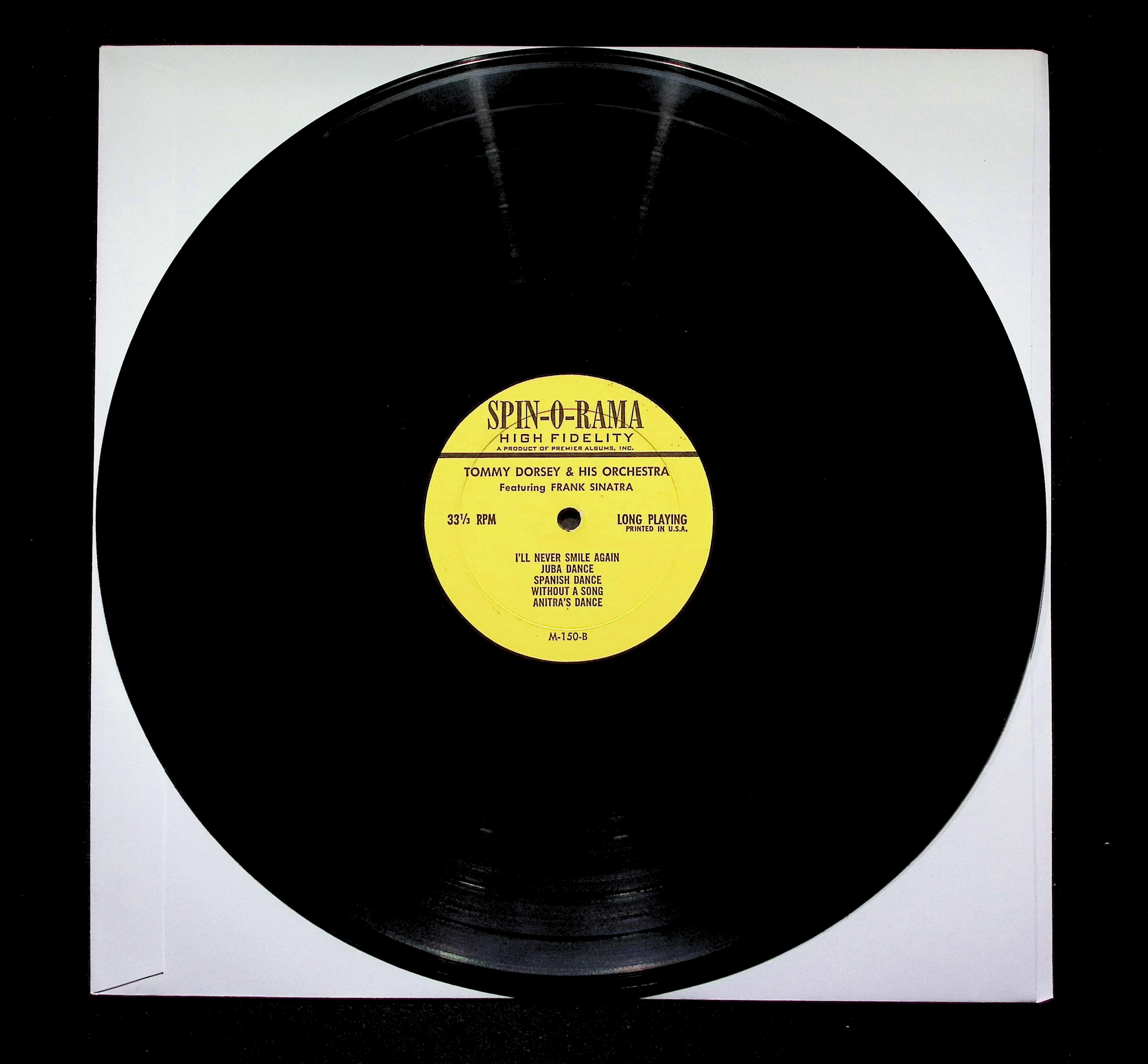 Tommy Dorsey Frank Sinatra LP Spin-O-Rama Vocal Jazz — image 4