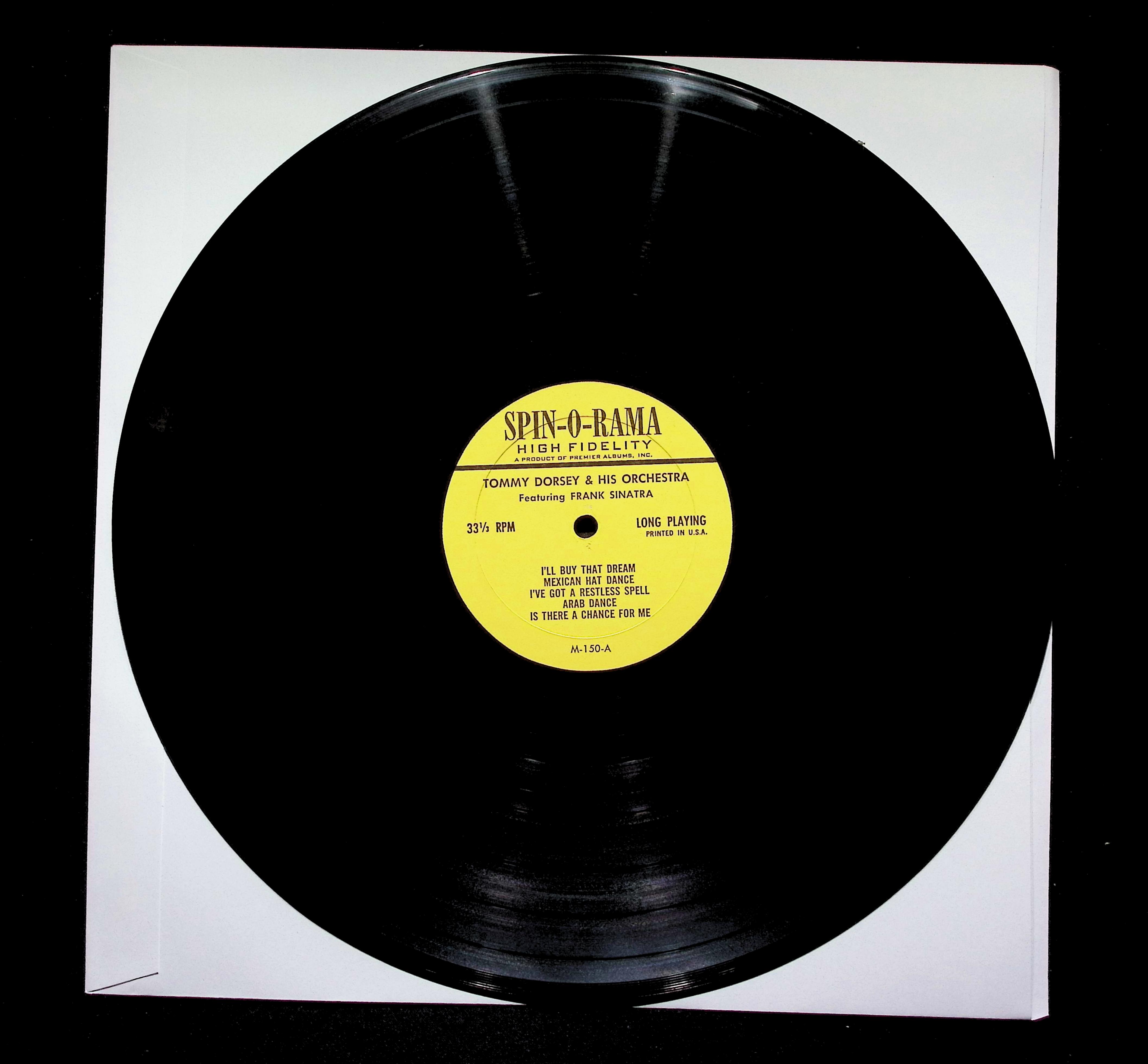 Tommy Dorsey Frank Sinatra LP Spin-O-Rama Vocal Jazz — image 5