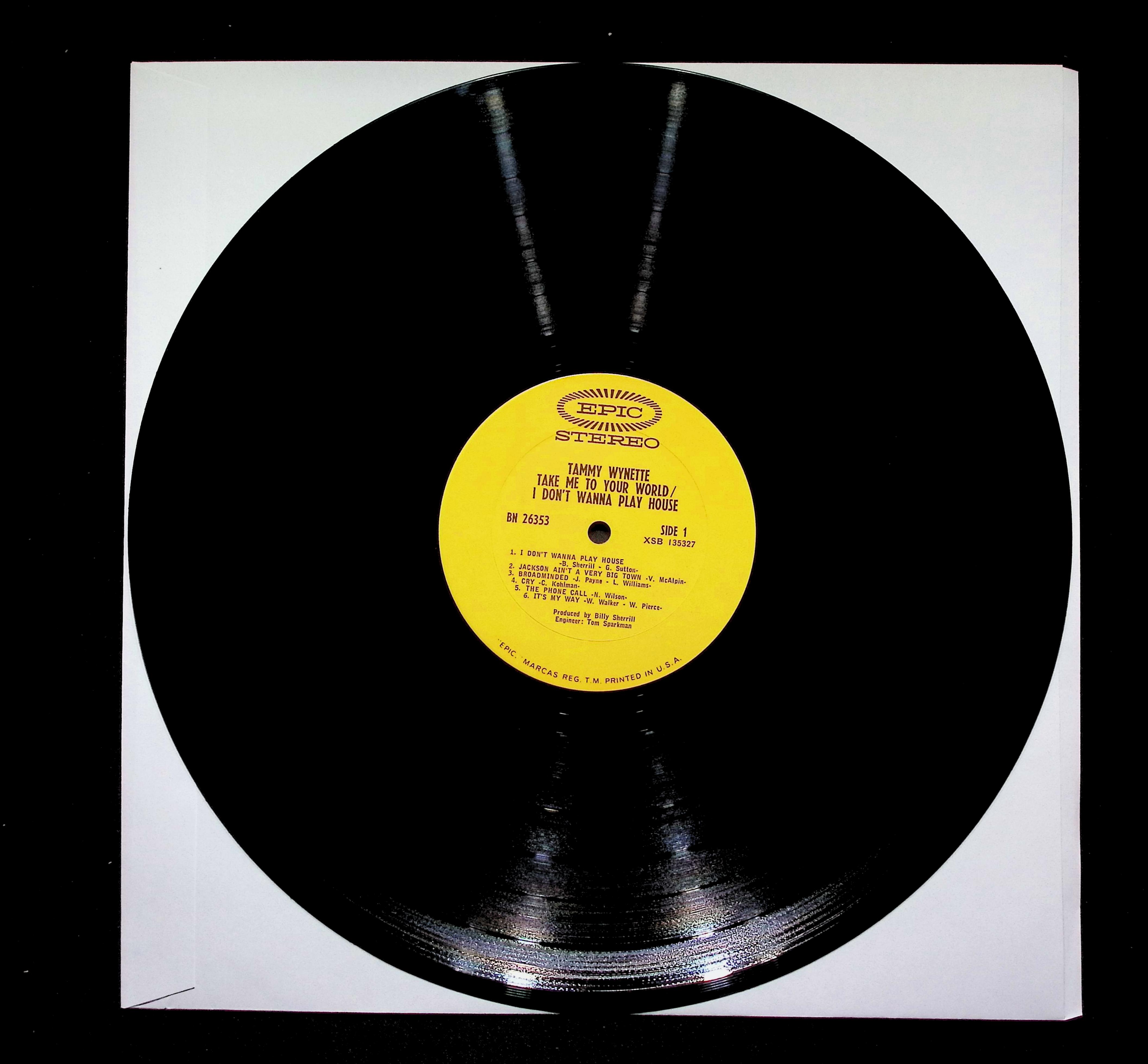 Tammy Wynette Take Me To Your World LP 1968 Epic Country — image 5