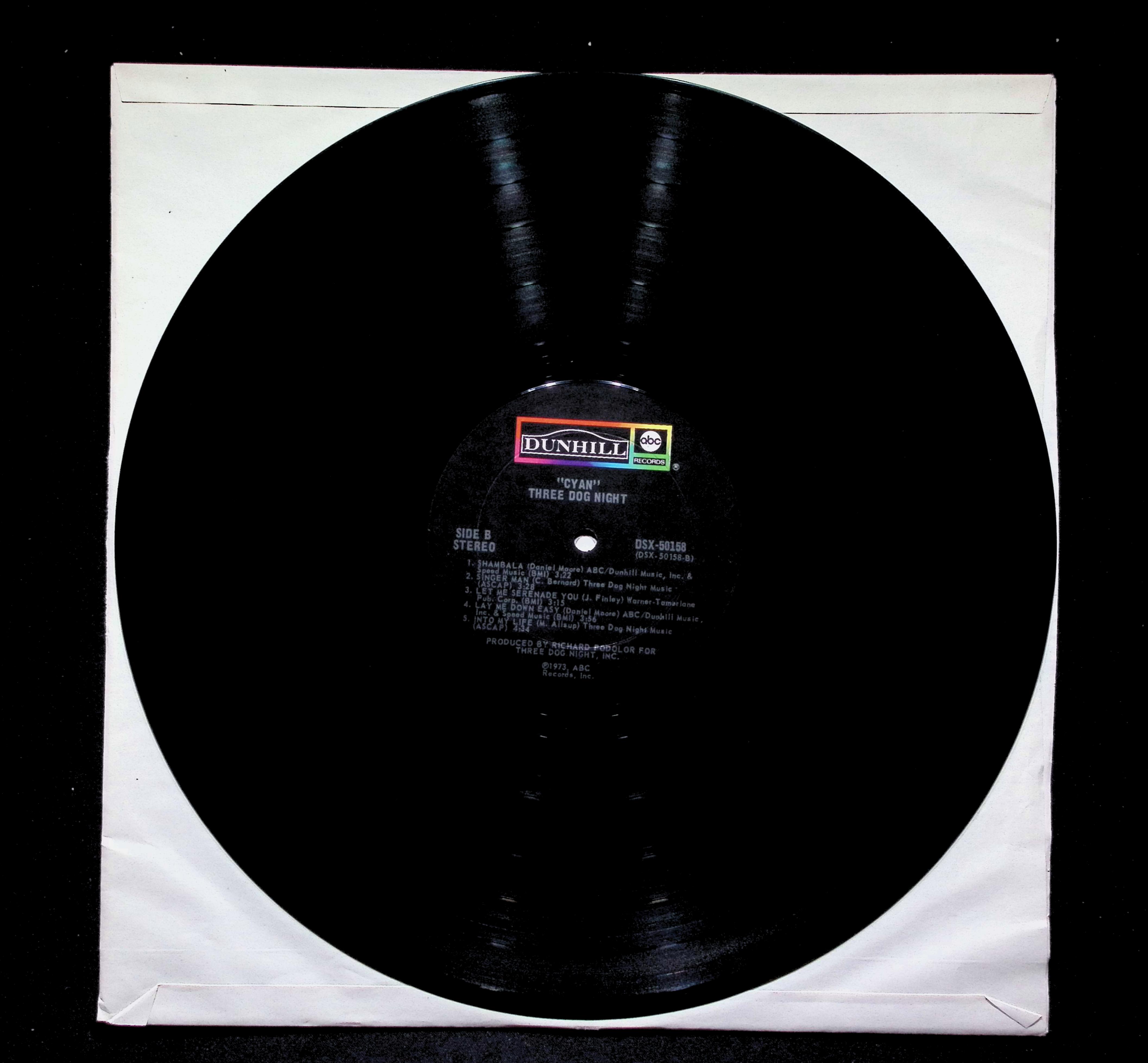 Three Dog Night Cyan LP 1973 Dunhill Rock/Soul — image 4