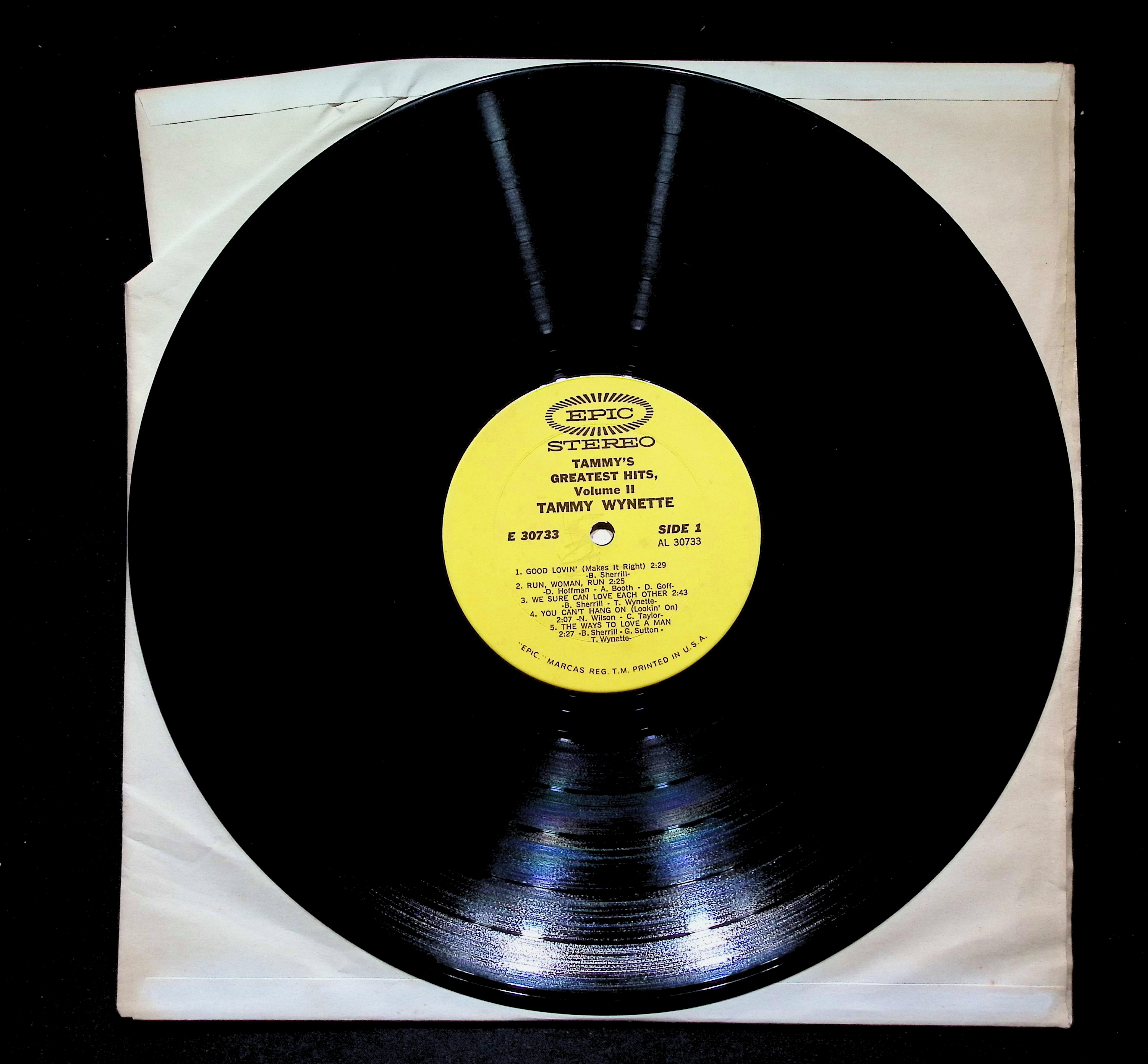 Tammy Wynette Tammy's Greatest Hits LP 1971 Epic Country — image 5