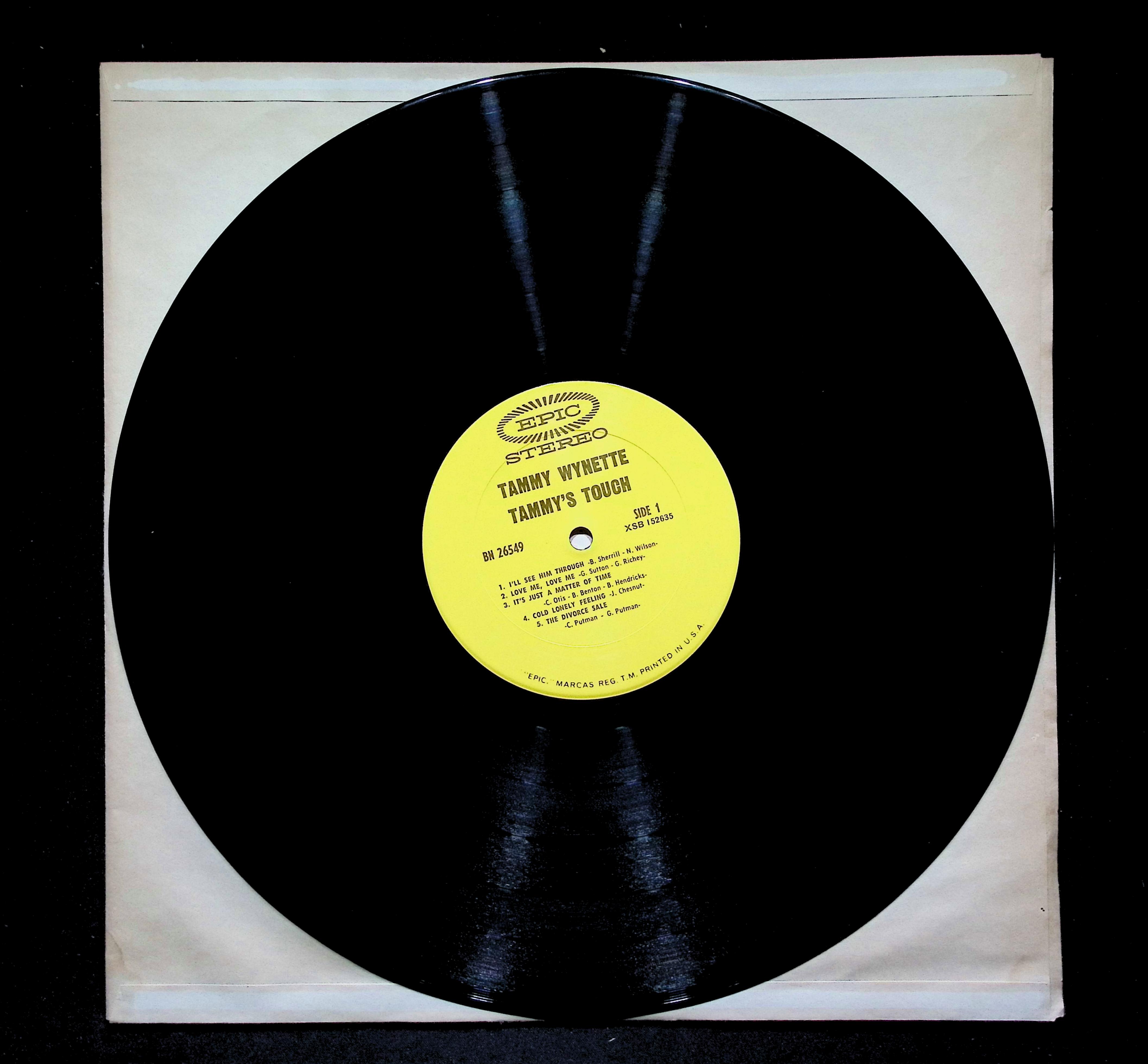 Tammy Wynette Tammy's Touch LP 1970 Epic Country — image 4