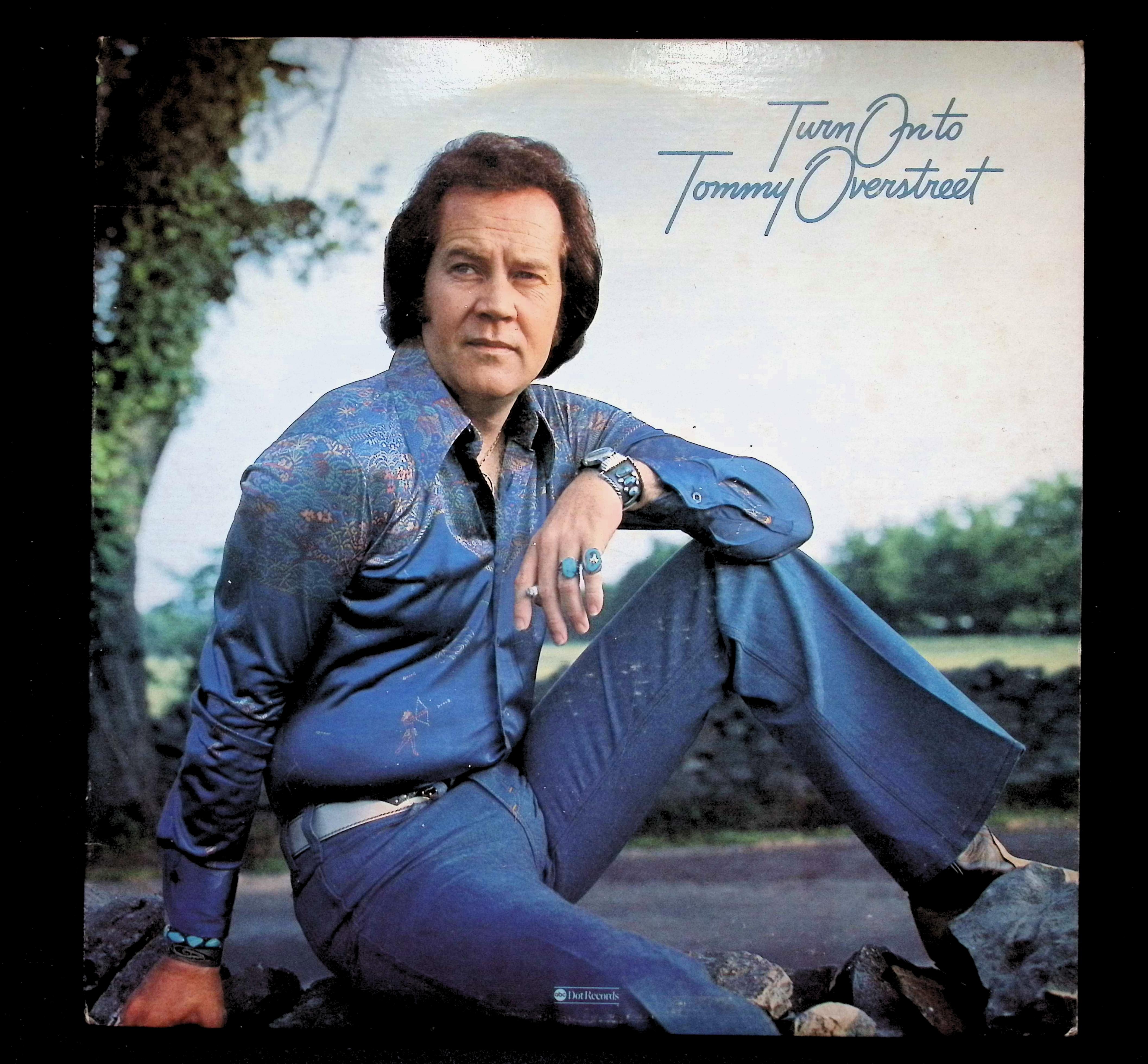 Tommy Overstreet Turn On LP 1977 Dot Records Country