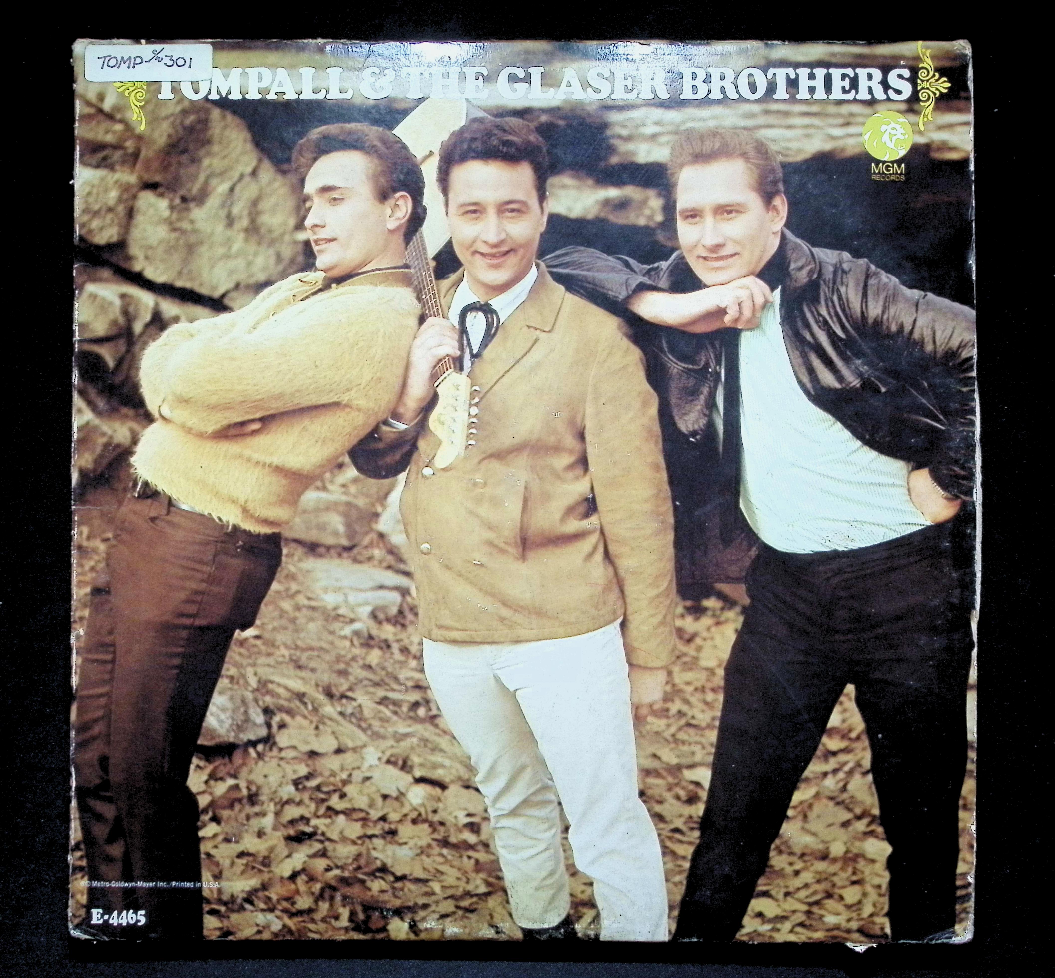 Tompall Glaser Brothers LP 1967 MGM Country Folk