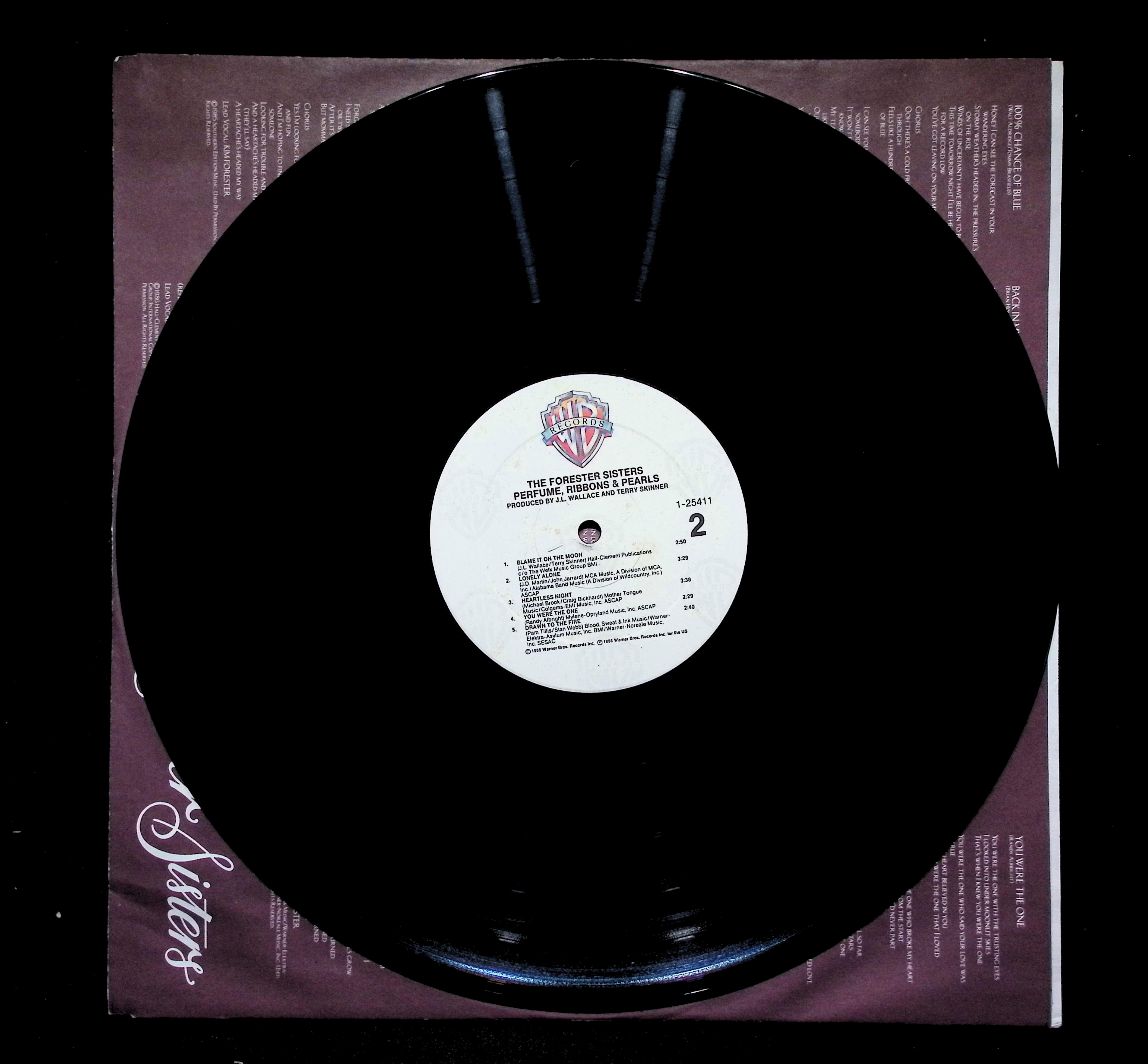 The Forester Sisters Perfume, Ribbons & Pearls LP 1986 Warner Bros. Country — image 4