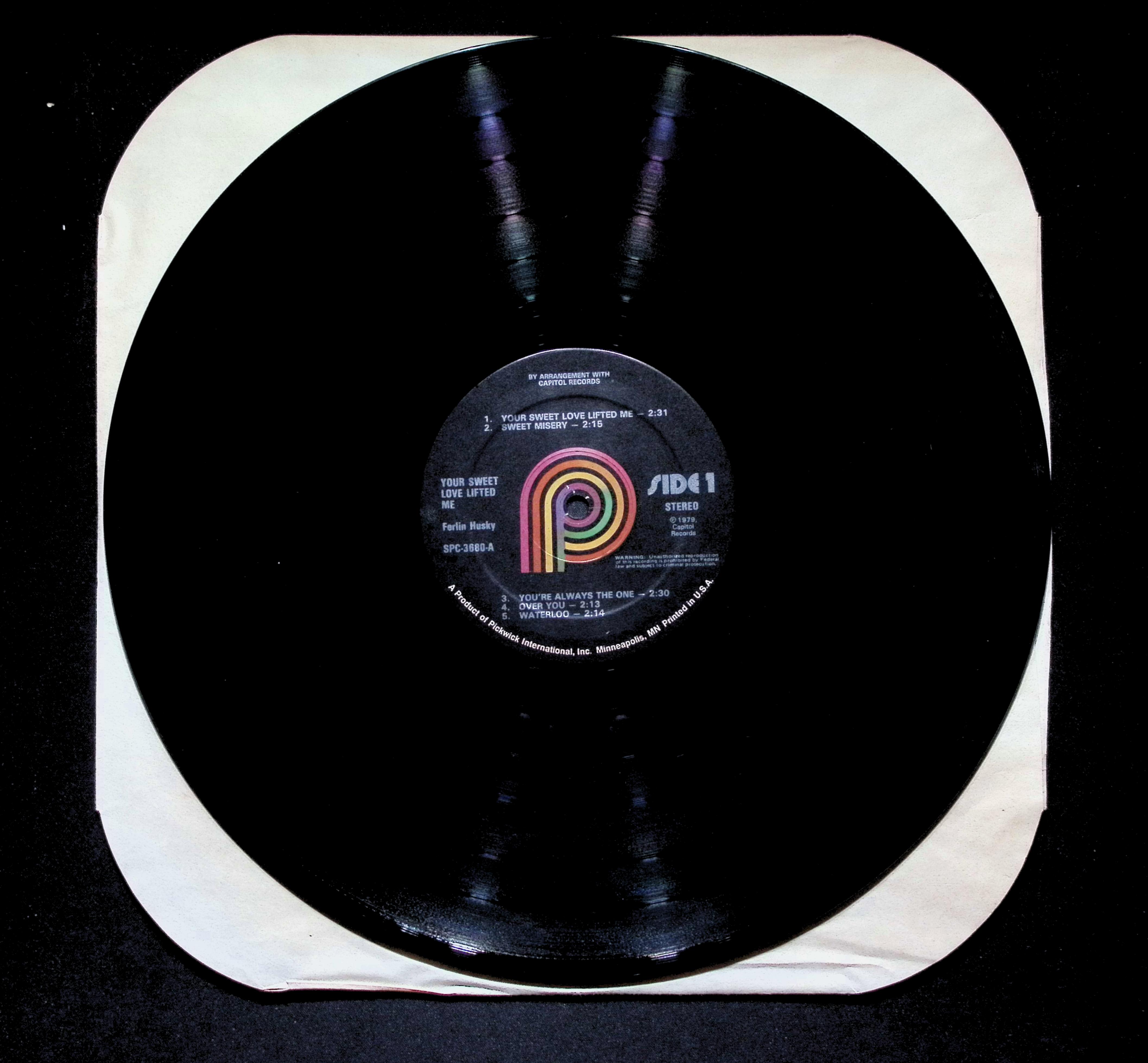 Ferlin Husky Your Sweet Love LP 1979 Pickwick Country — image 4