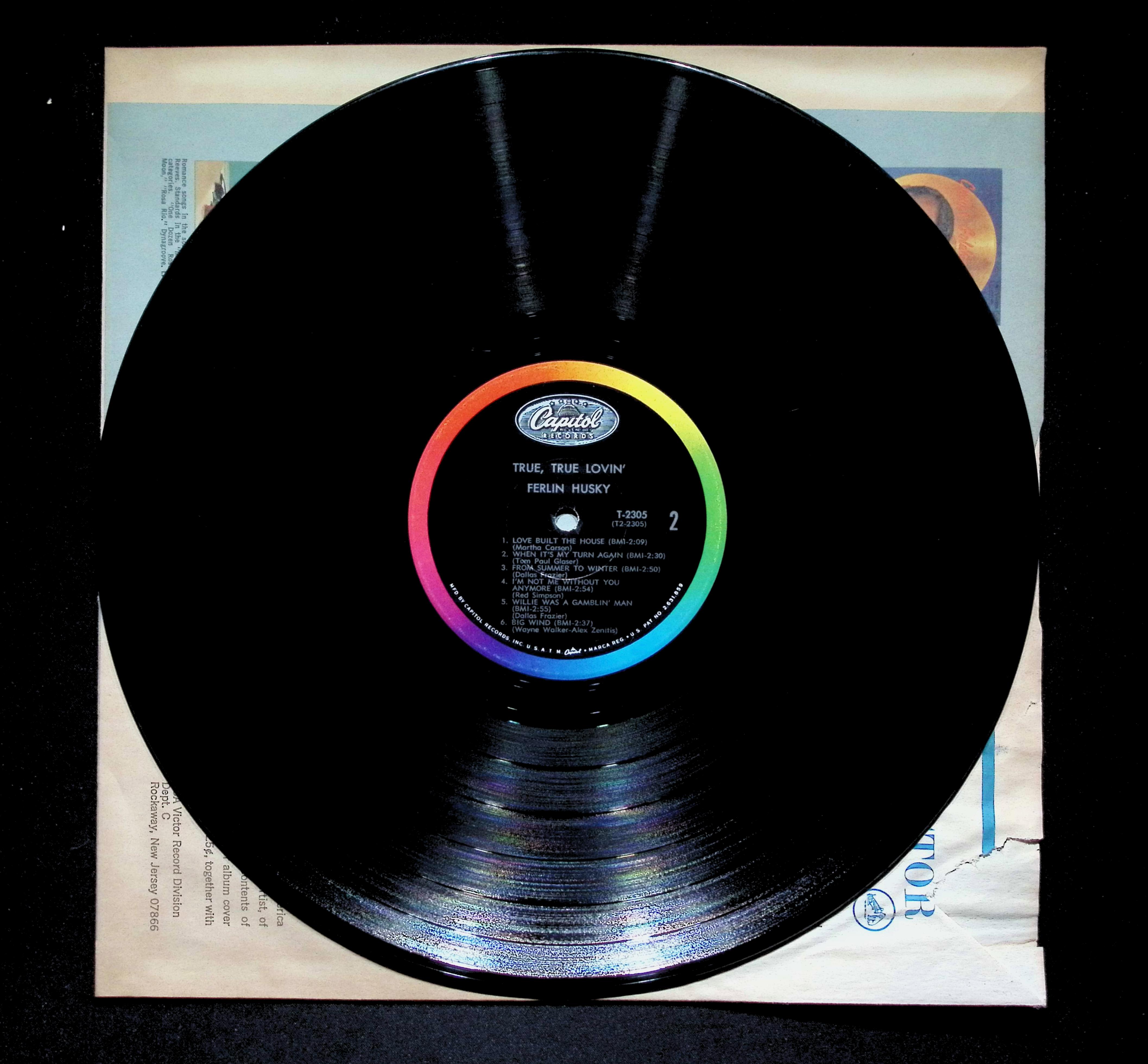Ferlin Husky True, True Lovin' LP 1965 Capitol Country — image 5