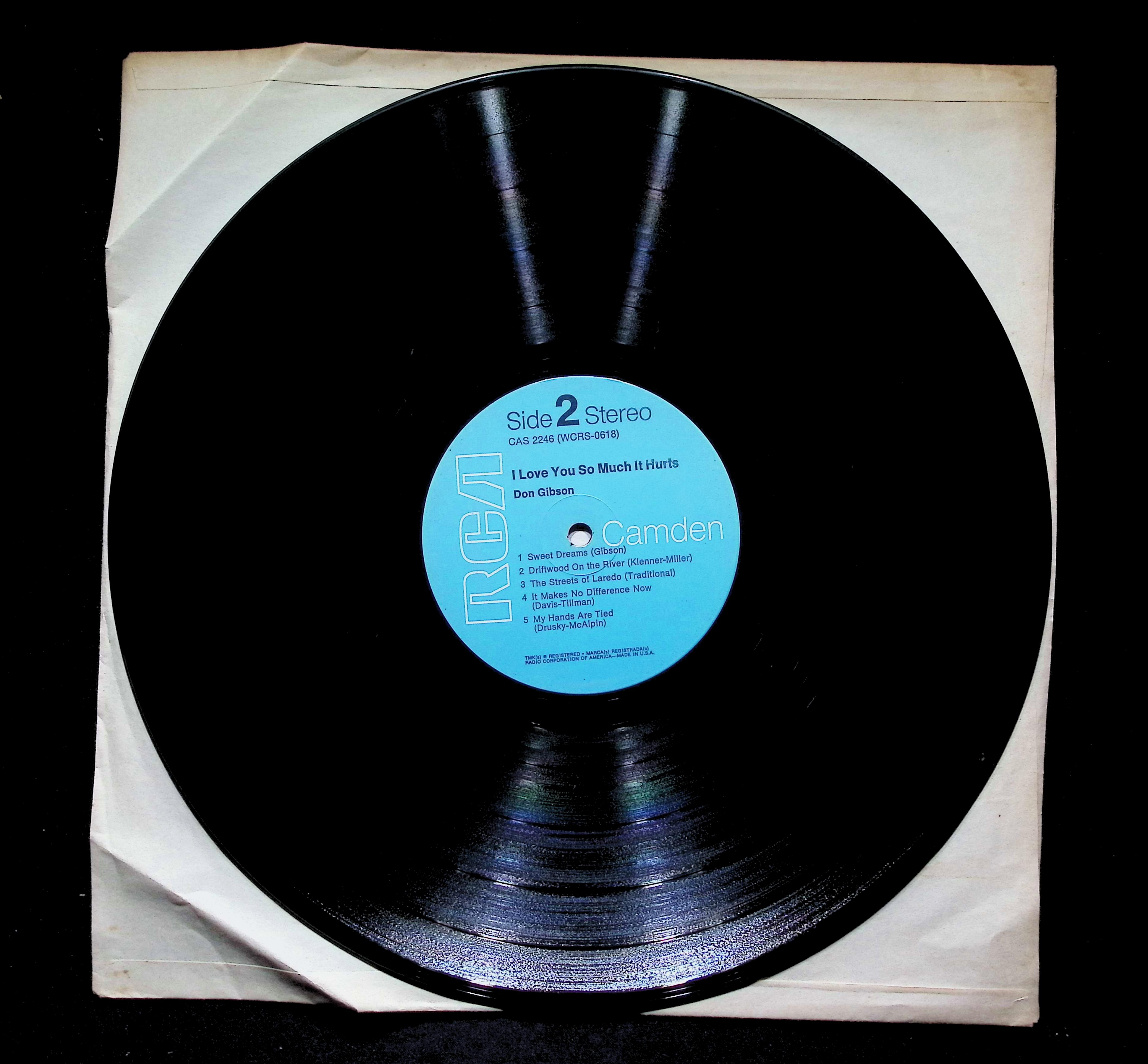 Don Gibson I Love You So Much It Hurts LP RCA Camden Country — image 5
