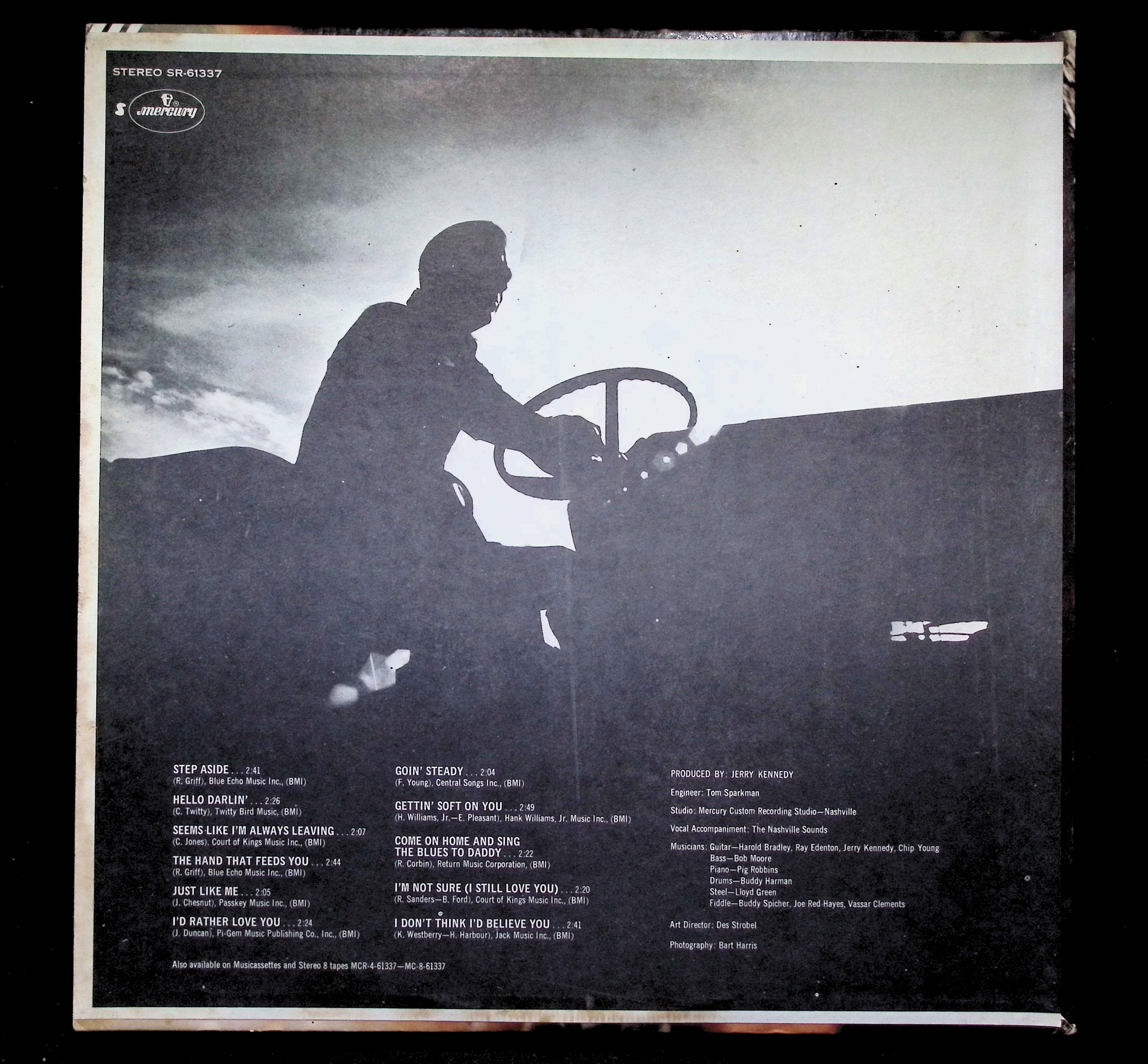 Faron Young Step Aside LP 1971 Mercury Country — image 2