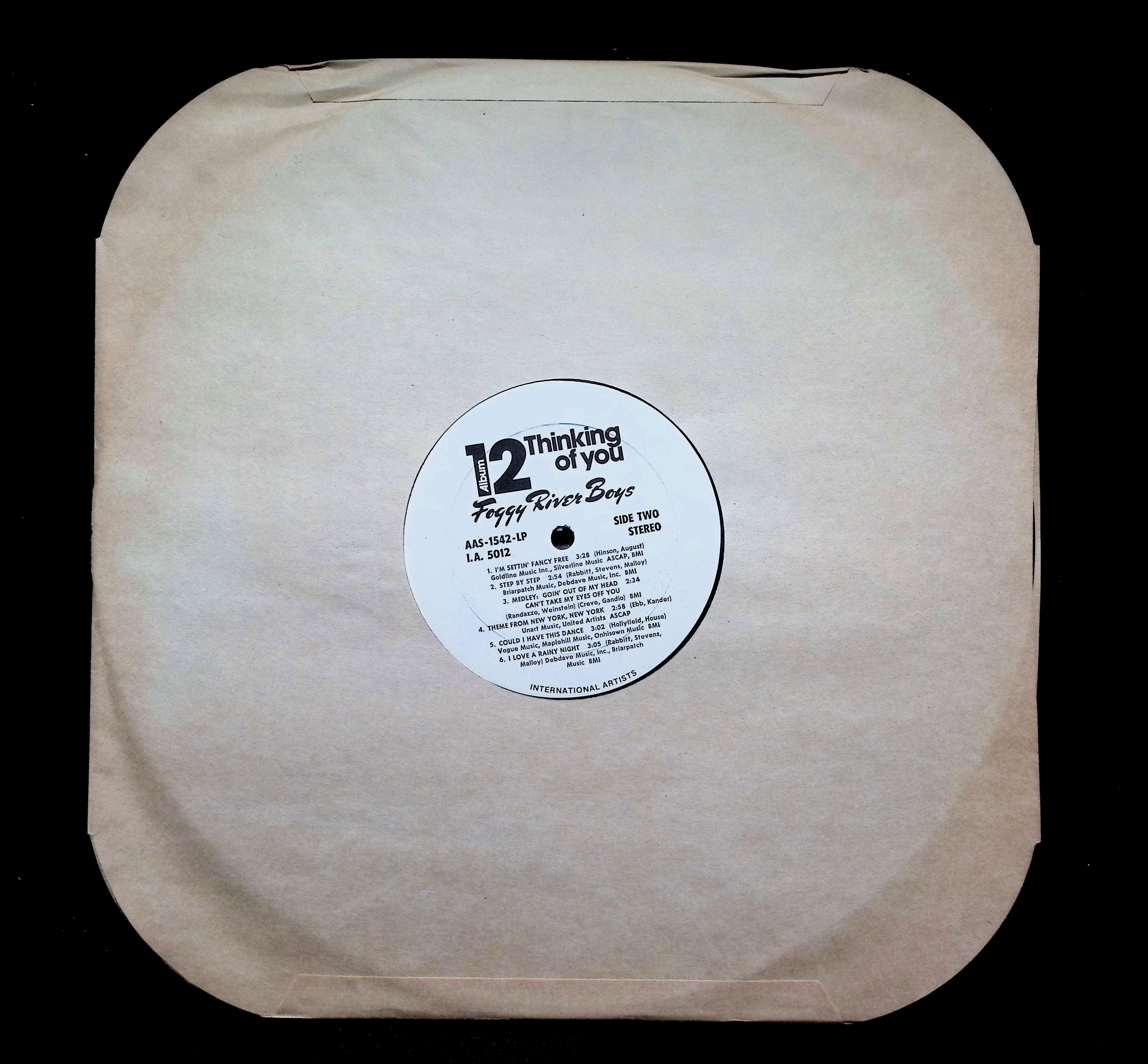 Foggy River Boys Thinking of You LP Unknown International Artists Genre — image 3