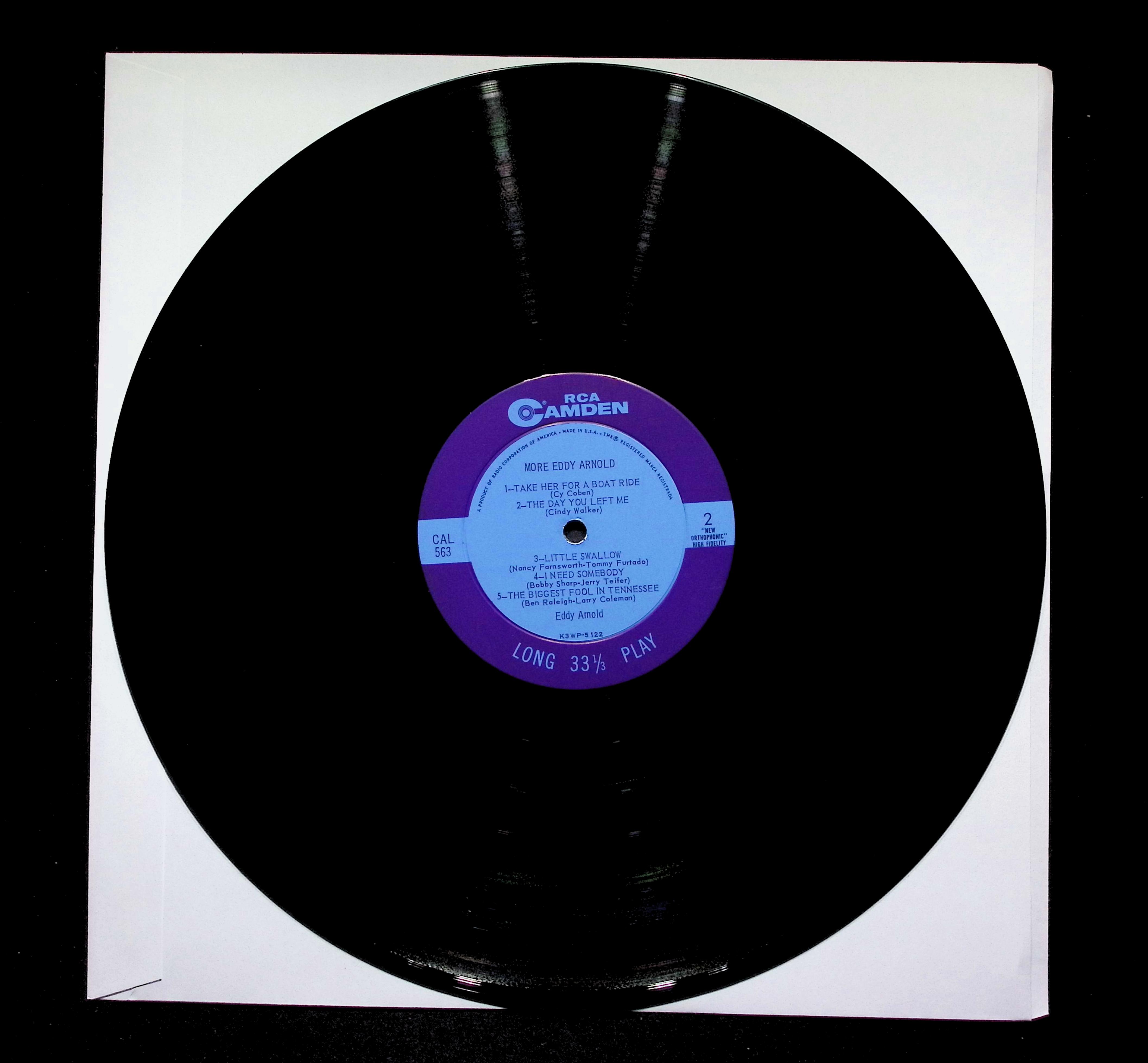 Eddy Arnold More Eddy Arnold LP 1960 RCA Camden Country — image 5