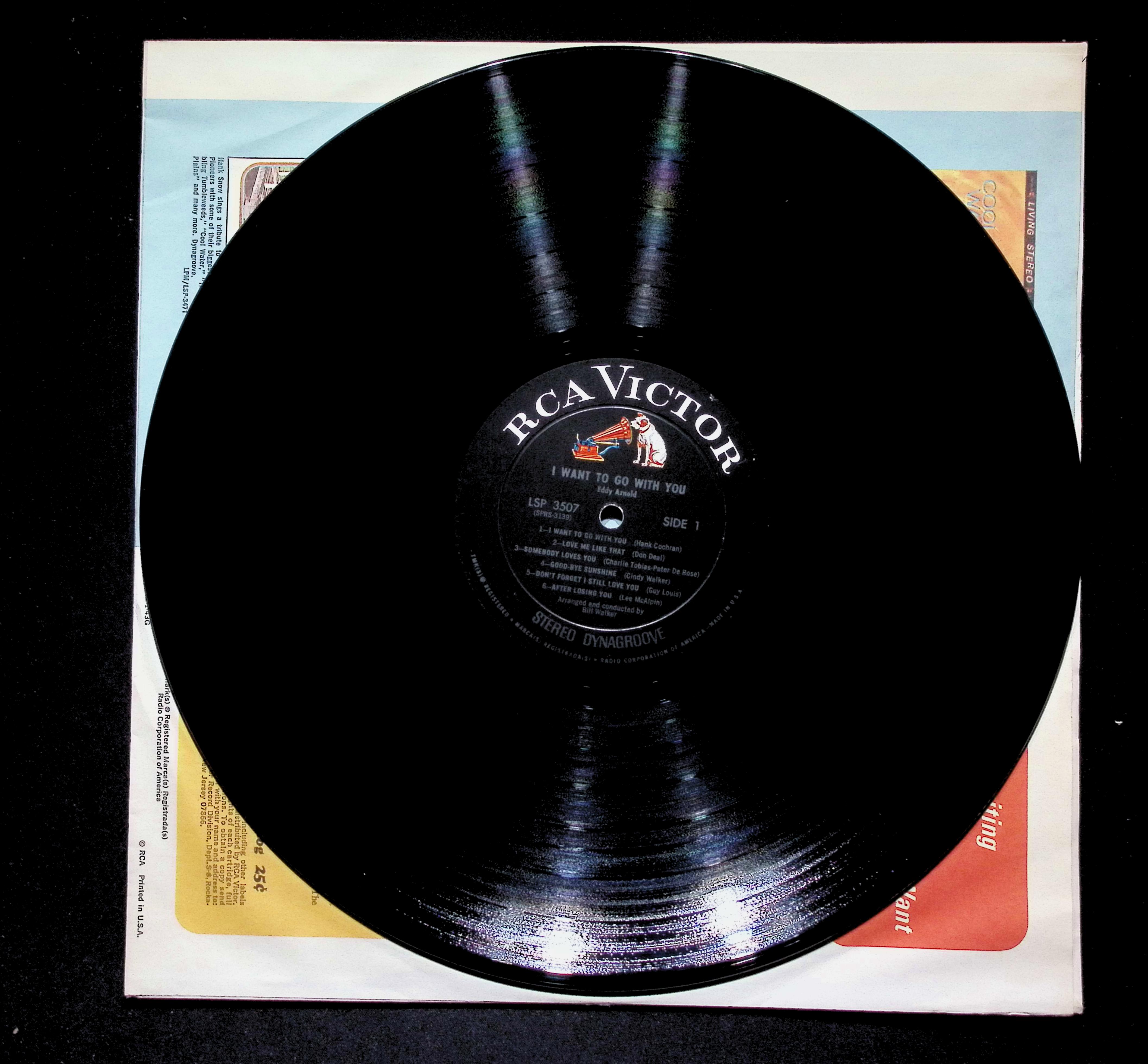 Eddy Arnold I Want To Go With You LP 1966 RCA Victor Country — image 5