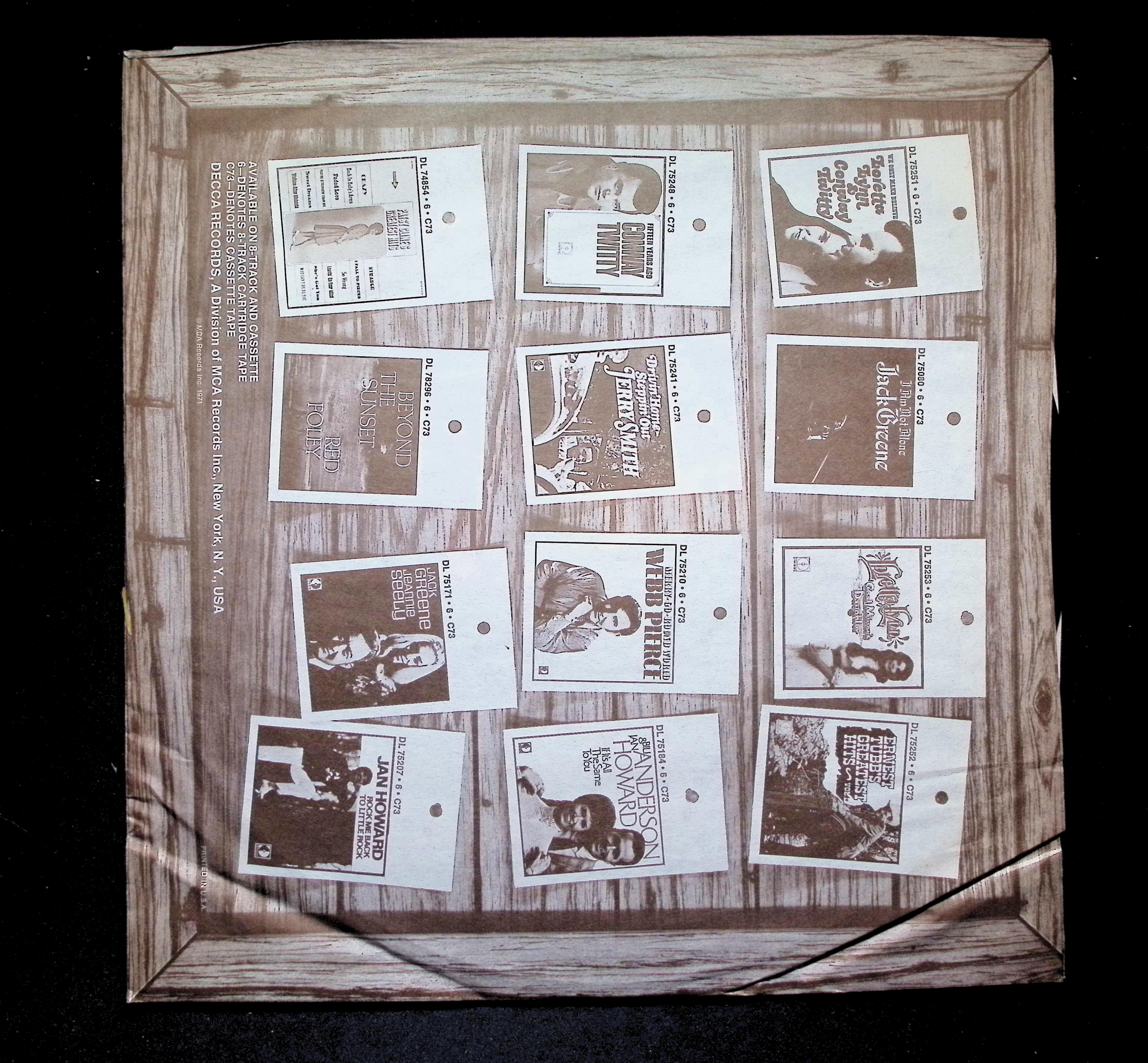 Ernest Tubb One Sweet Hello LP 1971 Decca Country Honky Tonk — image 3