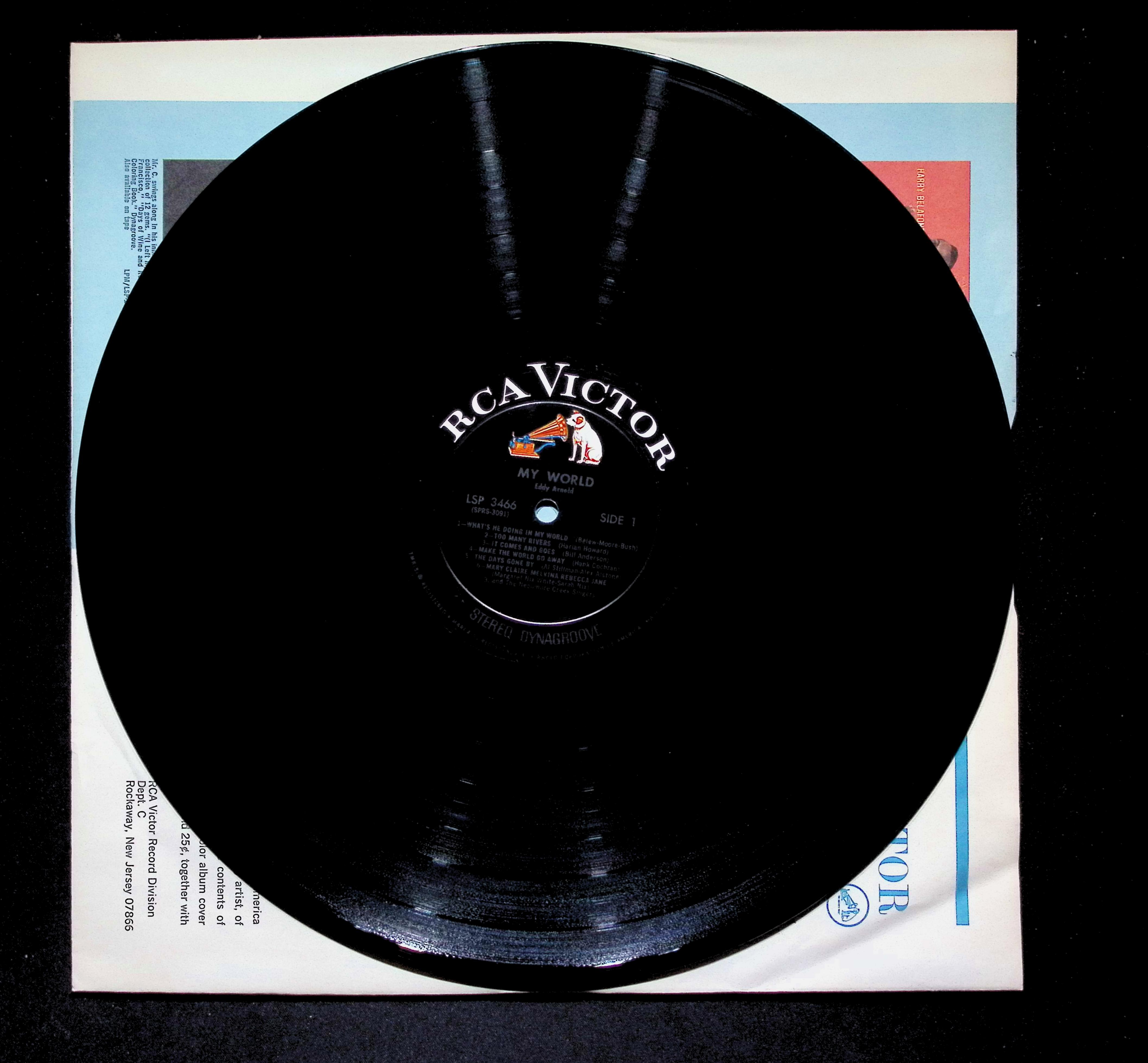 Eddy Arnold My World LP 1965 RCA Victor Folk — image 4