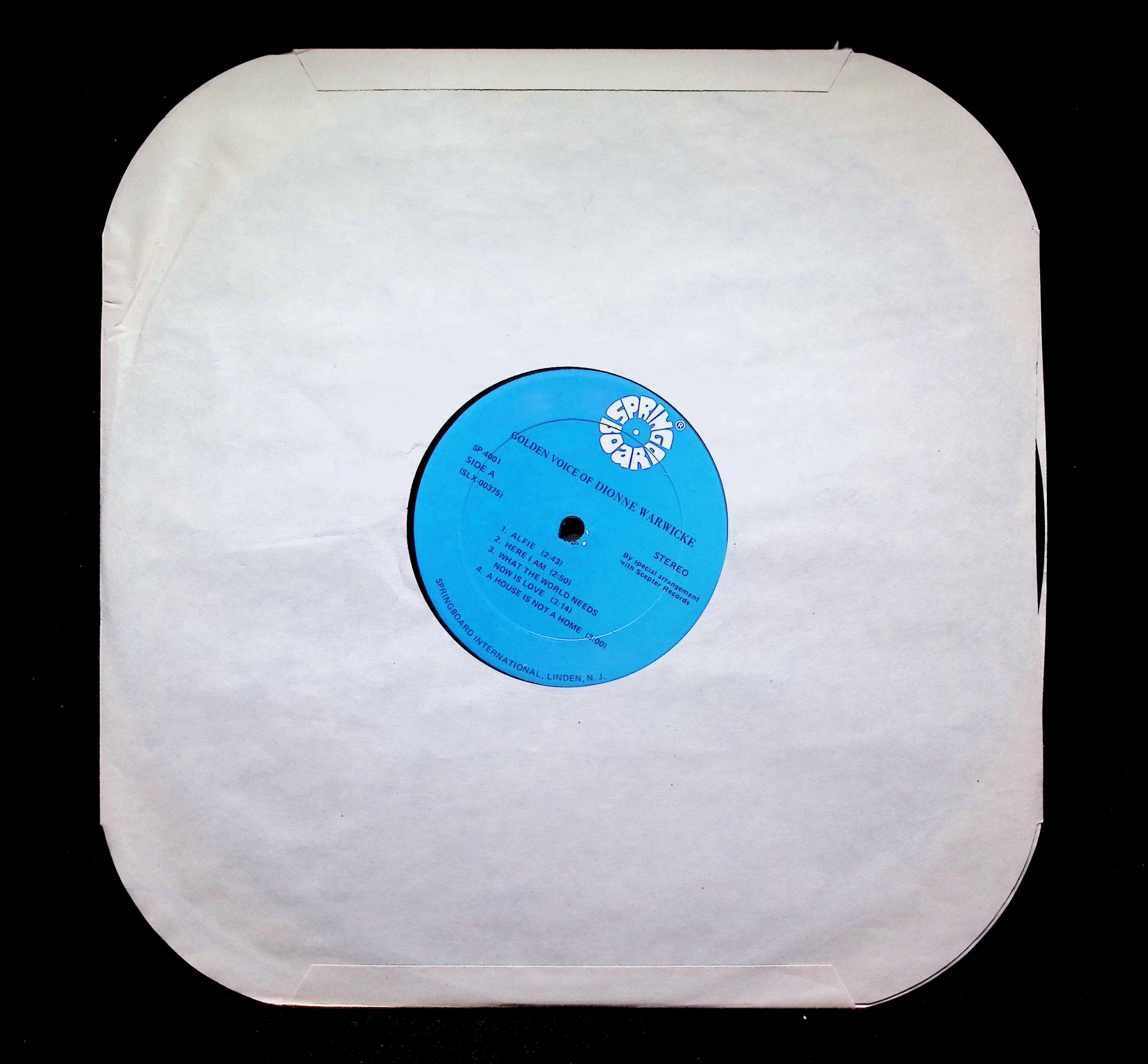 Dionne Warwick Golden Voice LP 1972 Springboard Funk/Soul — image 3