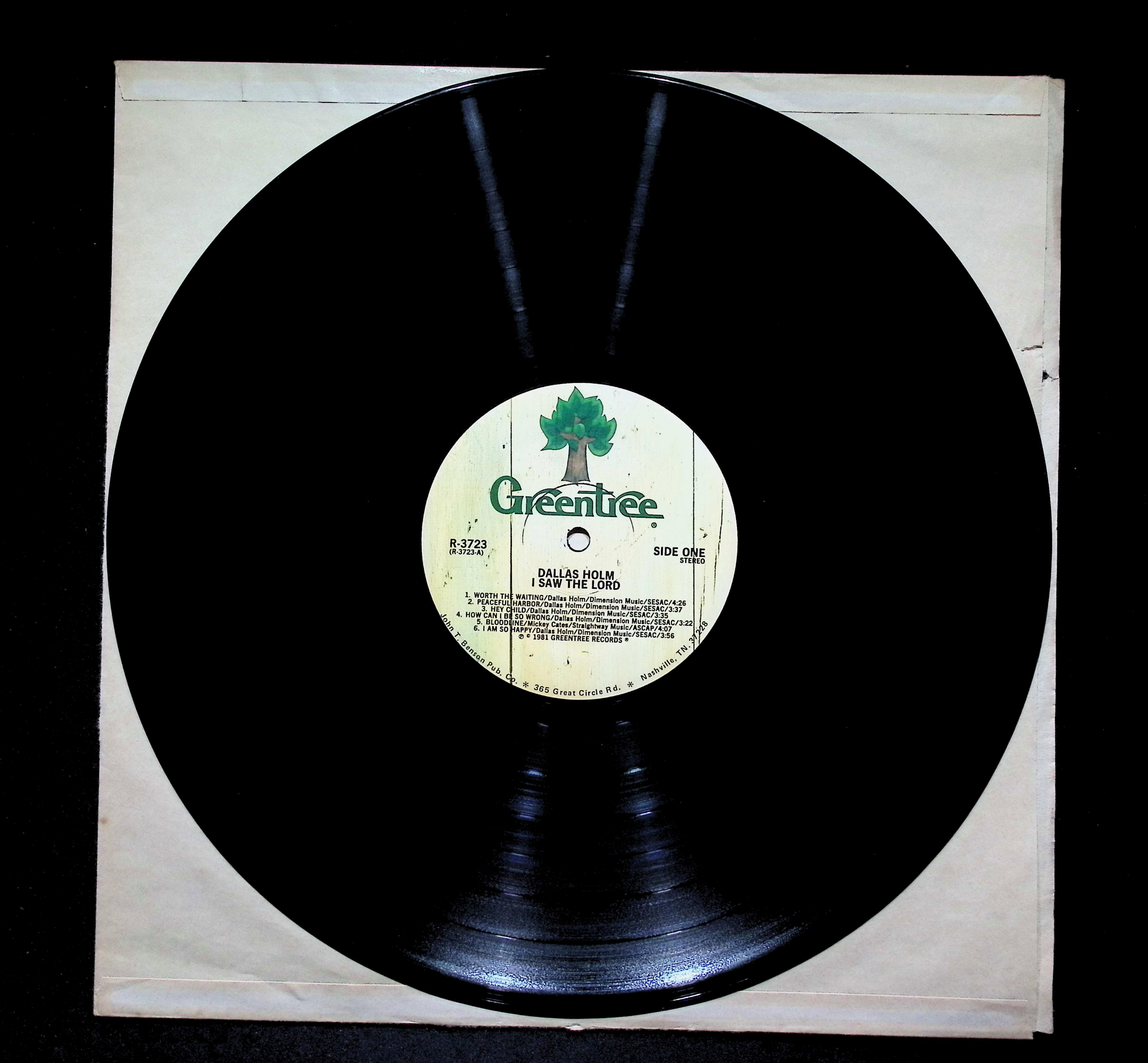 Dallas Holm & Praise I Saw The Lord 12" LP 1981 R3723 Pop — image 5