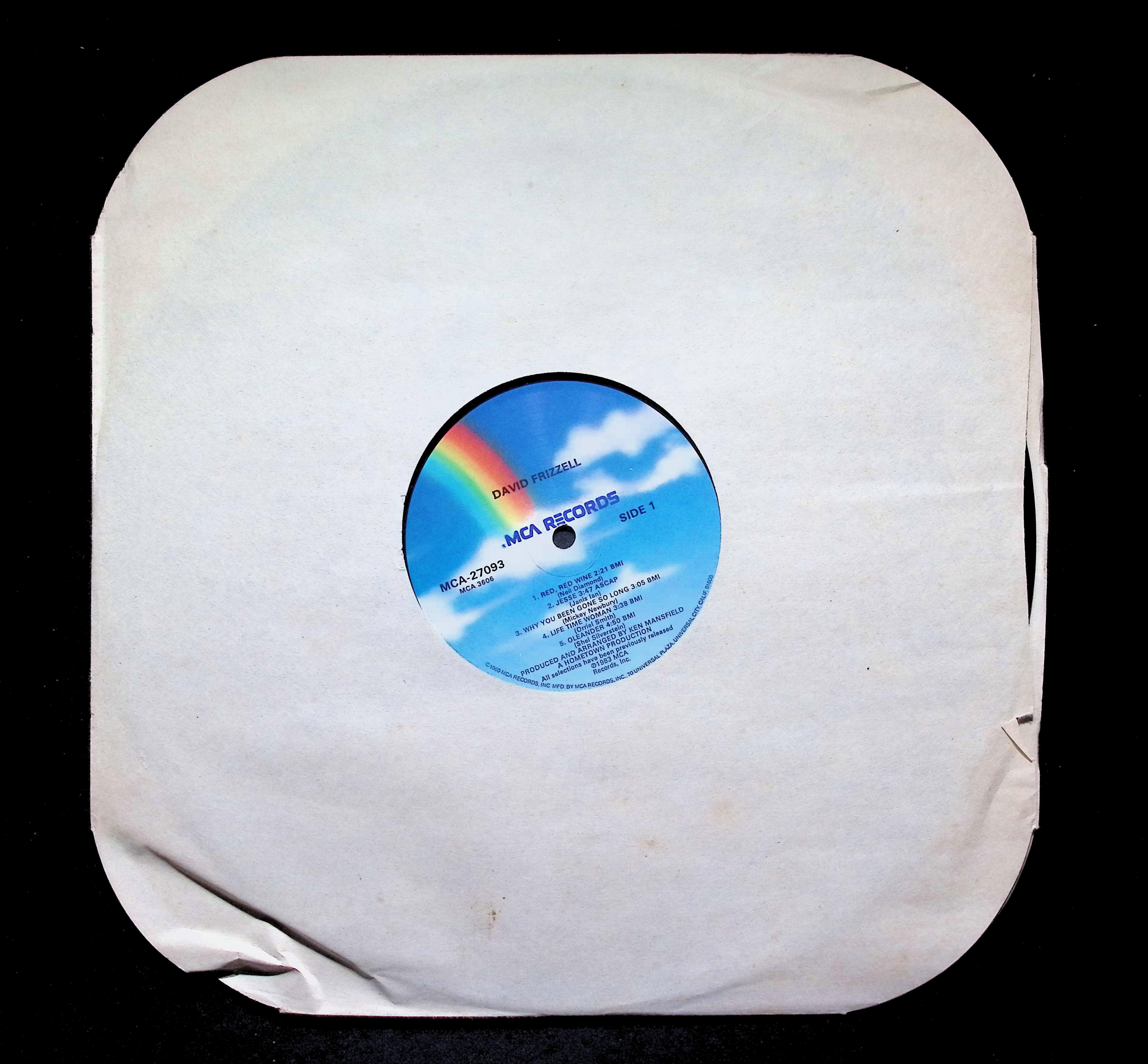 David Frizzell LP 1983 MCA Records Country — image 3