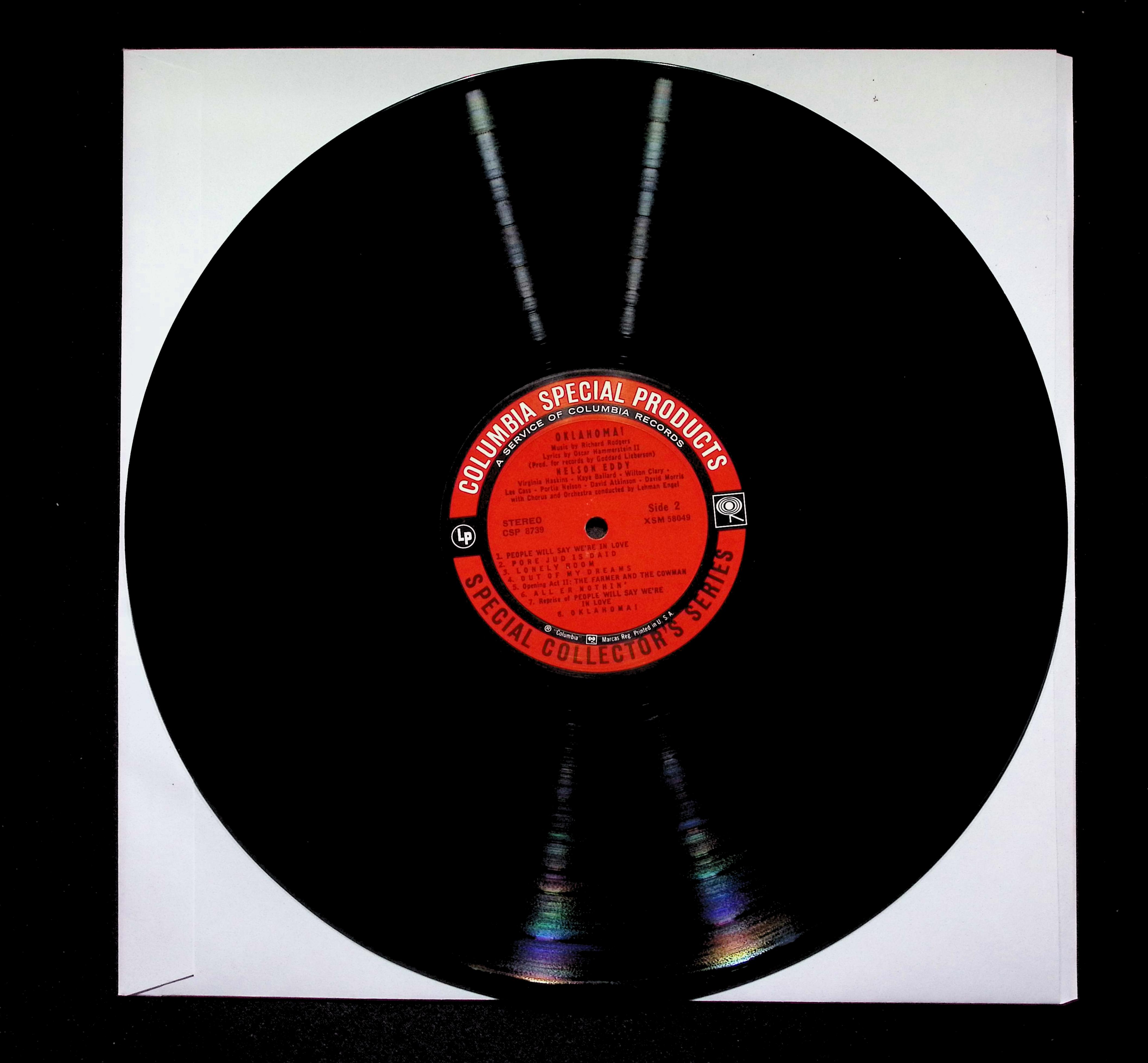 Nelson Eddy Oklahoma! LP Unknown Columbia Special Products Musical — image 4