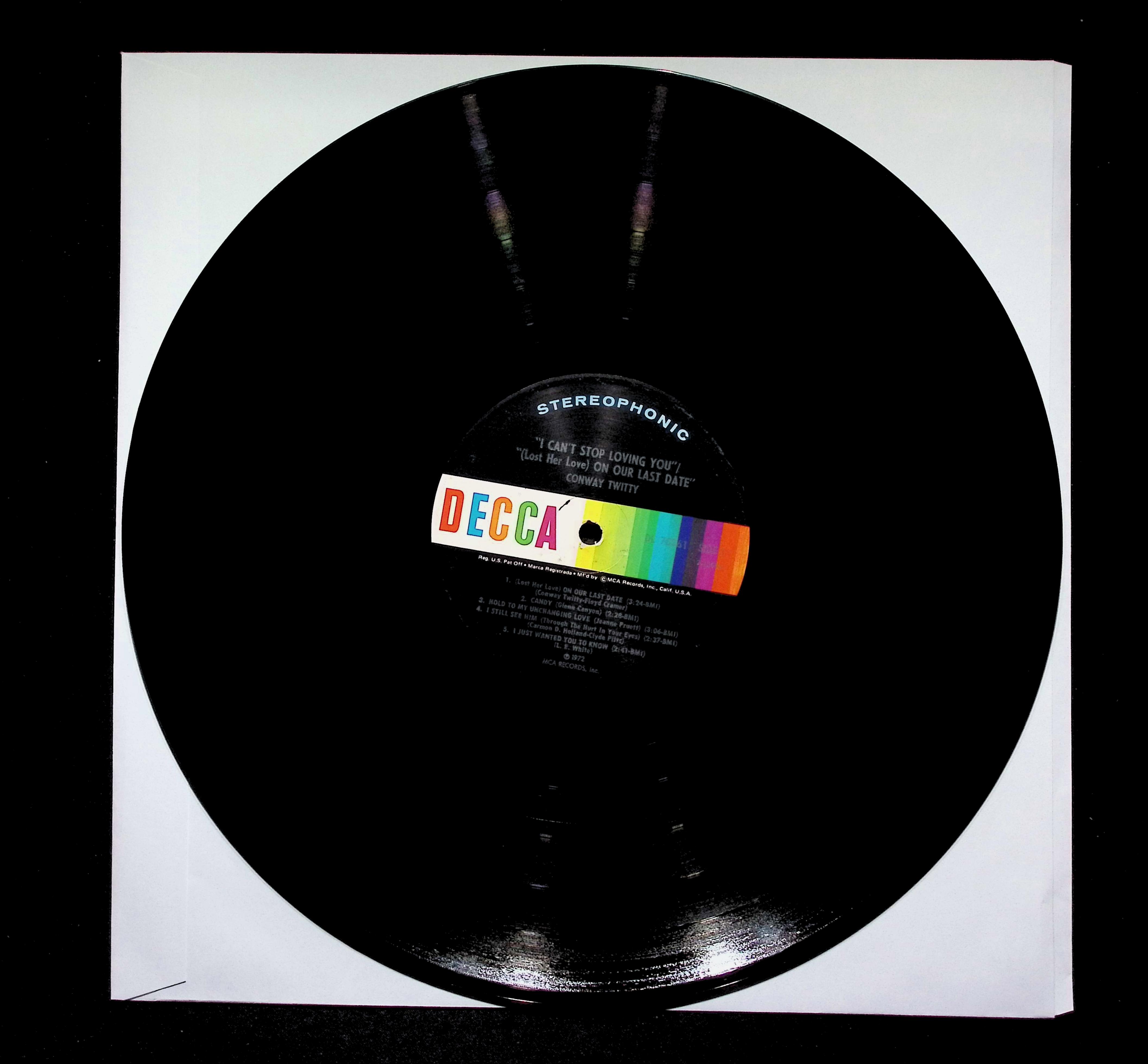 Conway Twitty I Can't Stop Loving You LP 1972 Decca Country — image 5