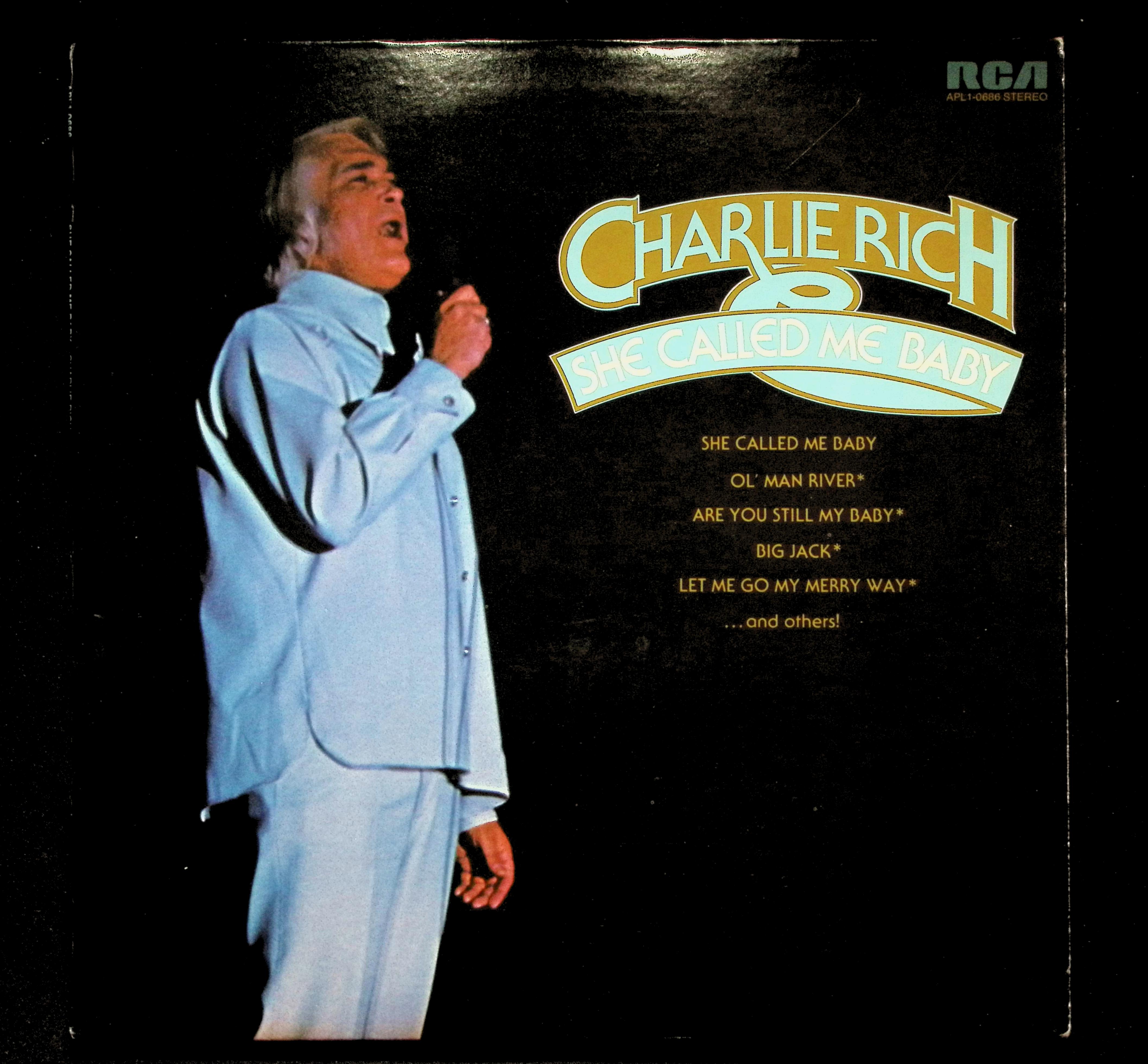 Charlie Rich She Called Me Baby LP 1974 RCA Victor Pop