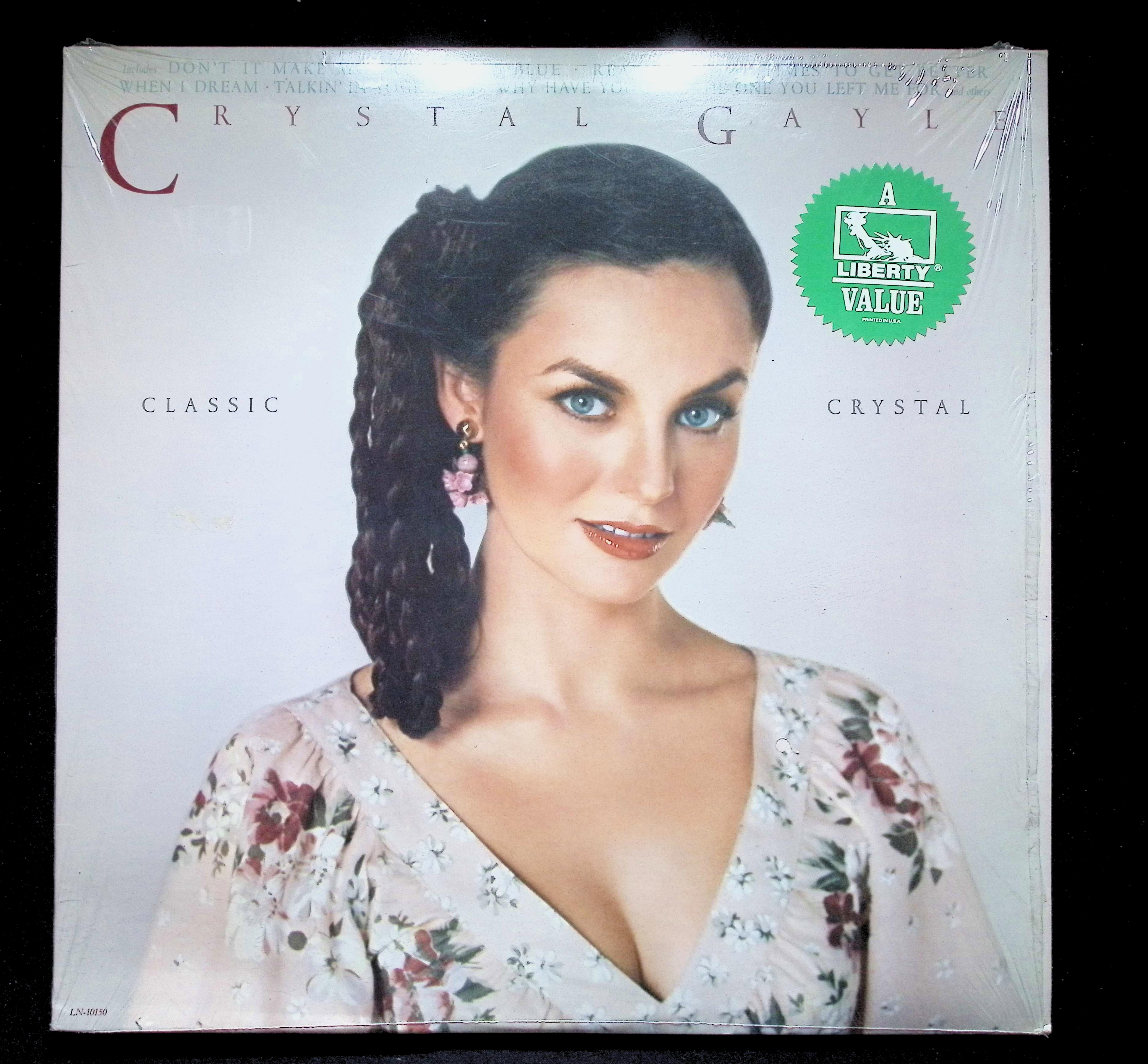 Crystal Gayle Classic Crystal LP Liberty Folk 1980s