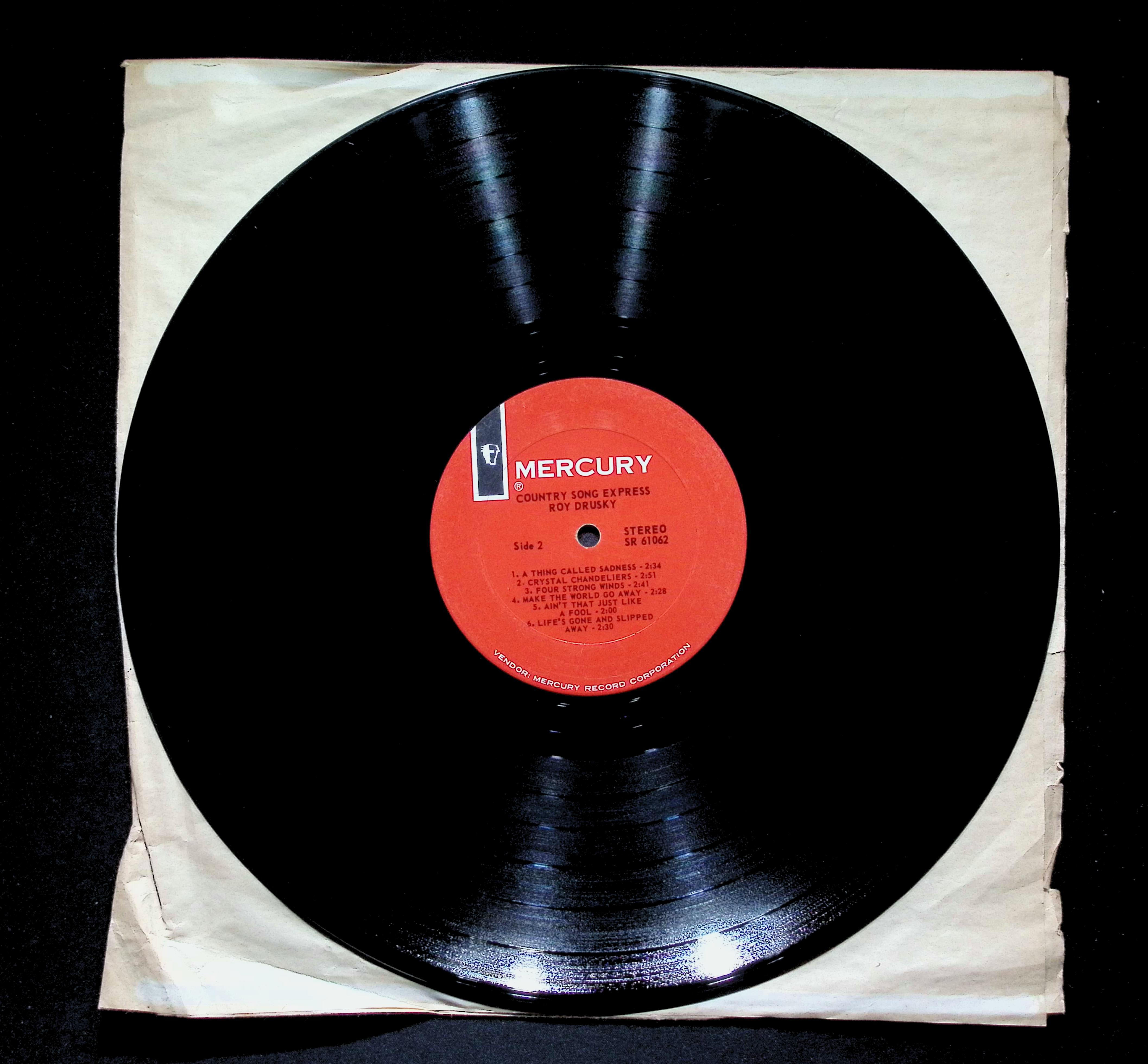 Roy Drusky Country Song Express LP 1966 Mercury Folk — image 4