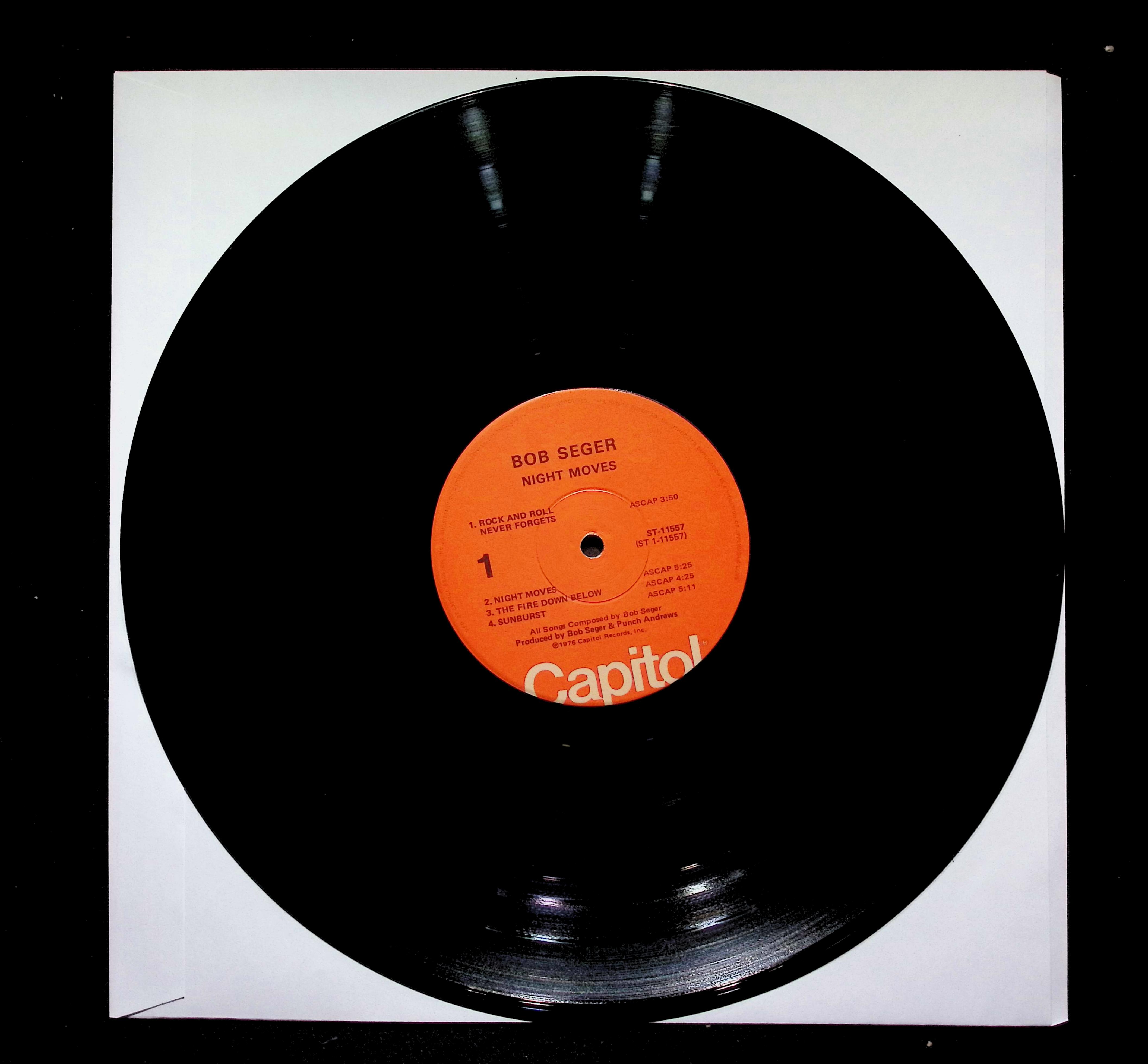 Bob Seger Night Moves LP Capitol Rock — image 4