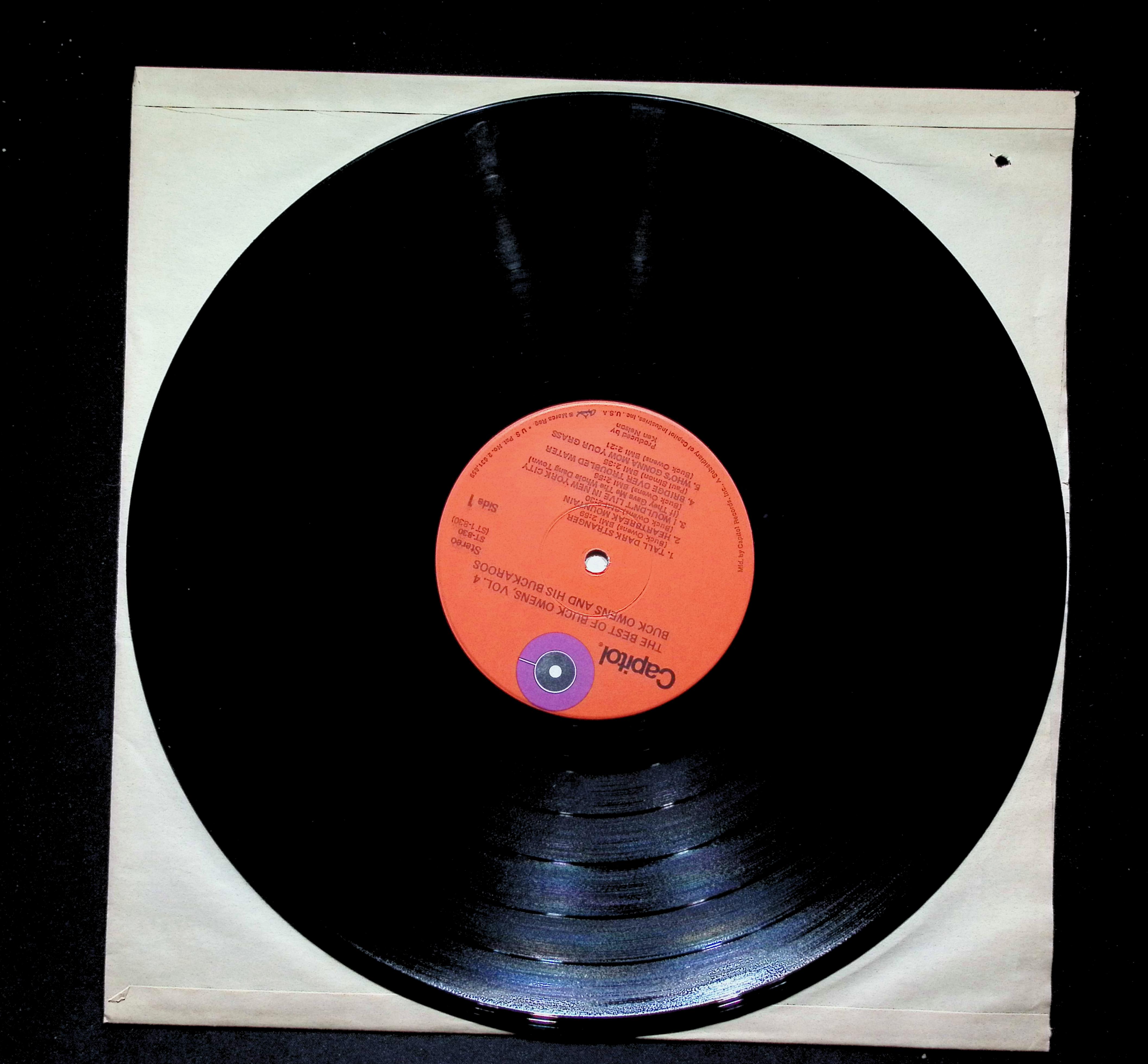 Buck Owens Best Of Vol. 4 LP 1971 Capitol Country — image 4