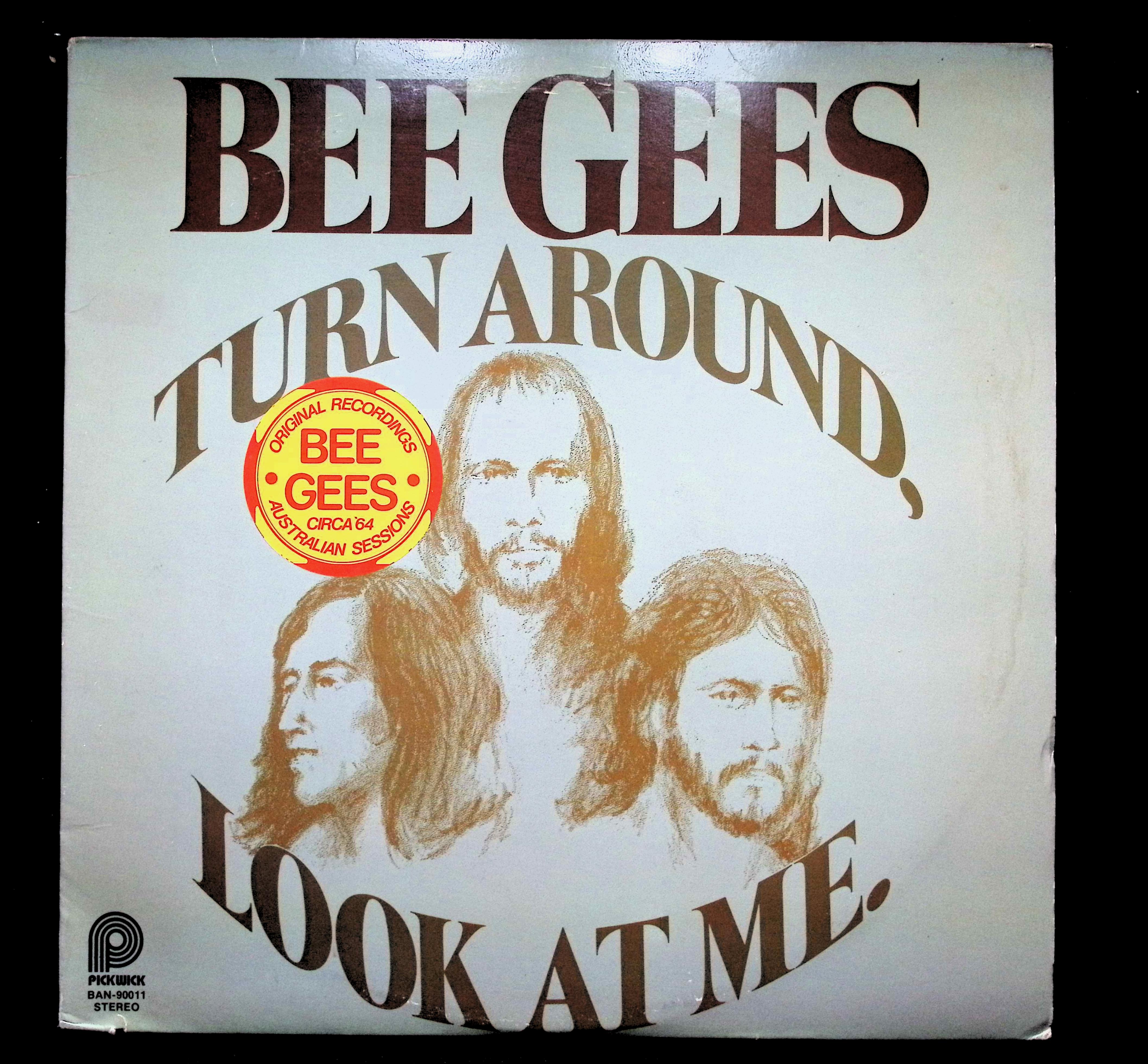 Bee Gees Turn Around Look At Me LP 1978 Pickwick Early Australian Sessions Vinyl
