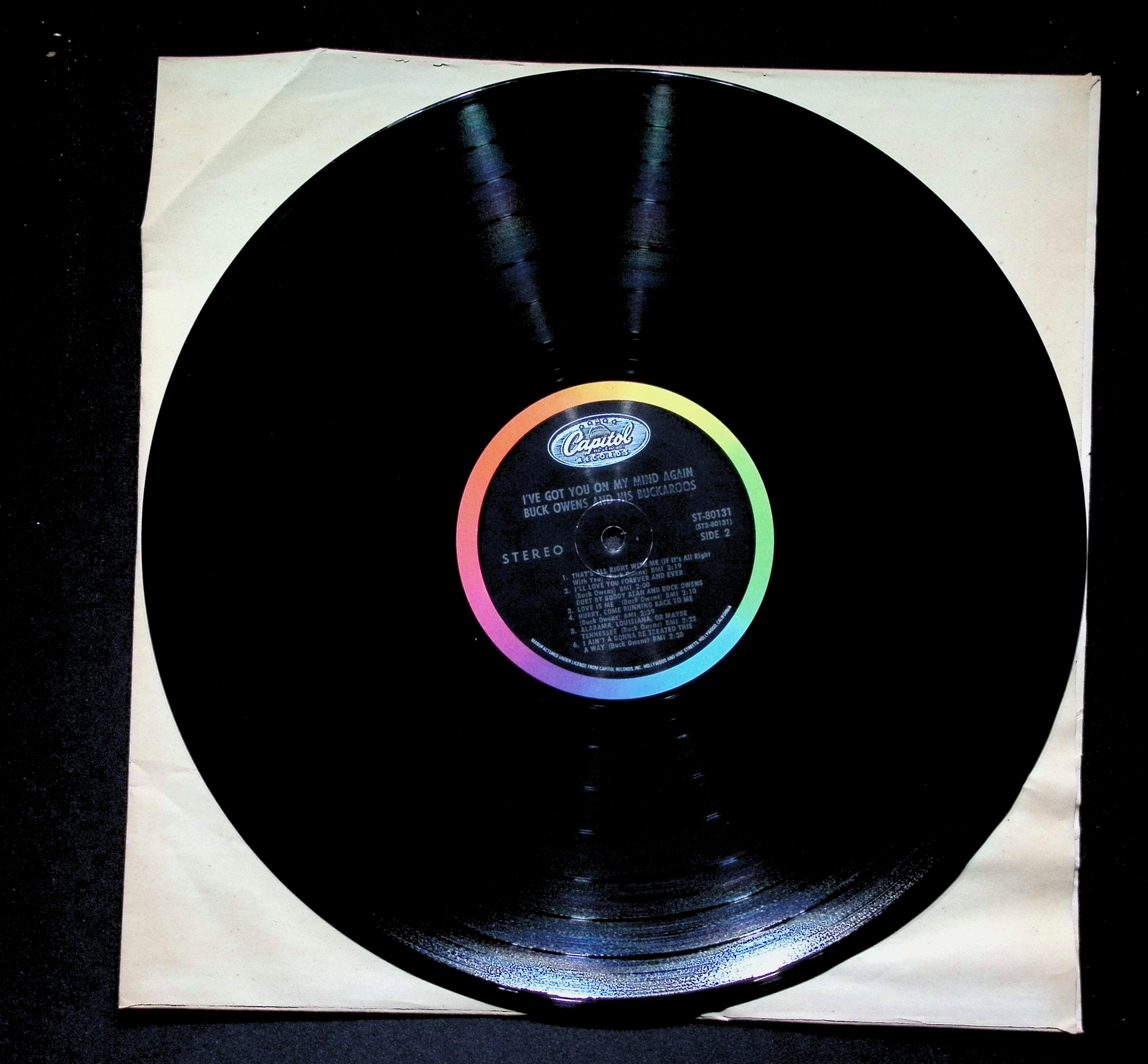 Buck Owens I've Got You On My Mind Again LP 1968 Capitol Country — image 4