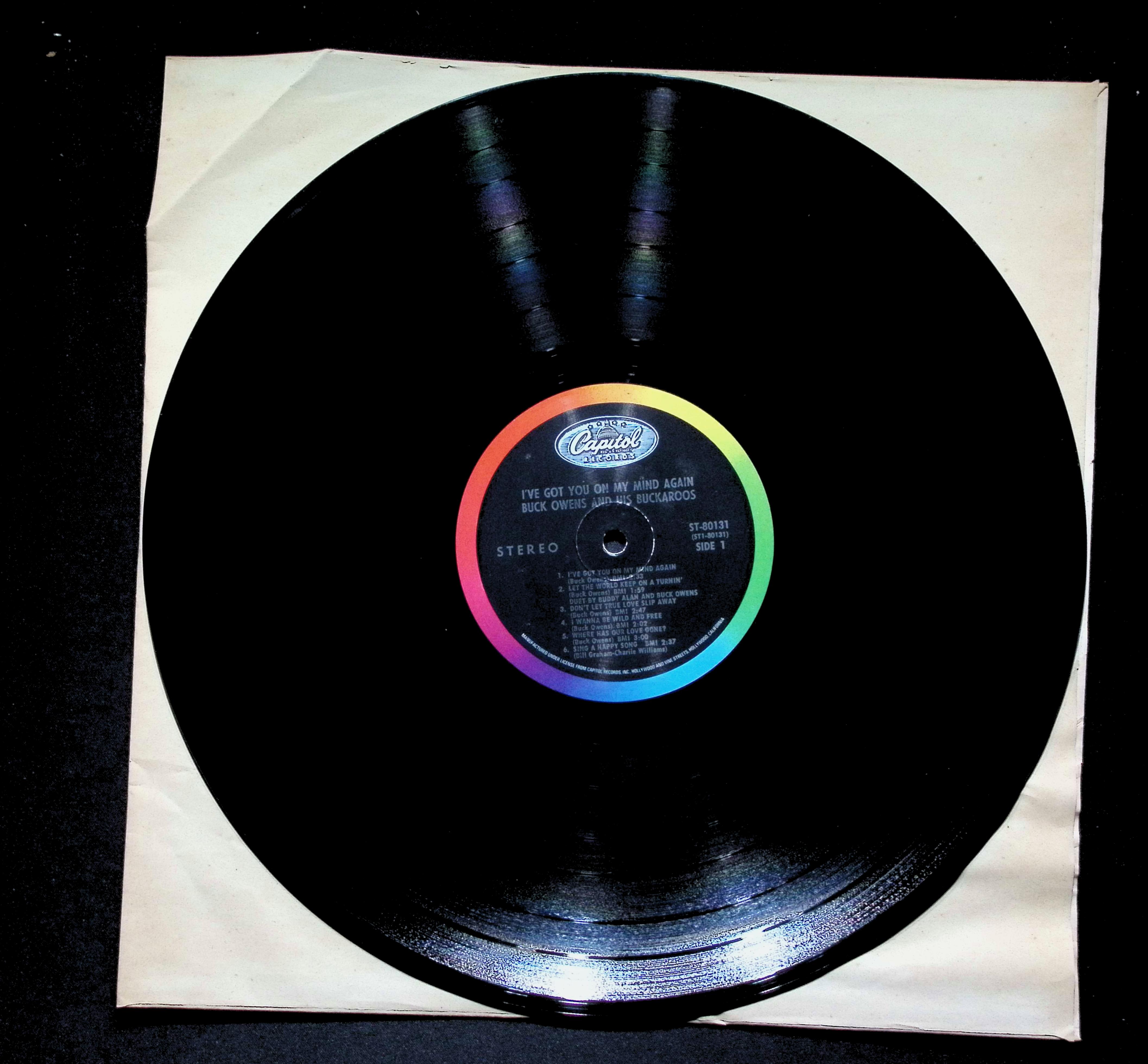 Buck Owens I've Got You On My Mind Again LP 1968 Capitol Country — image 5