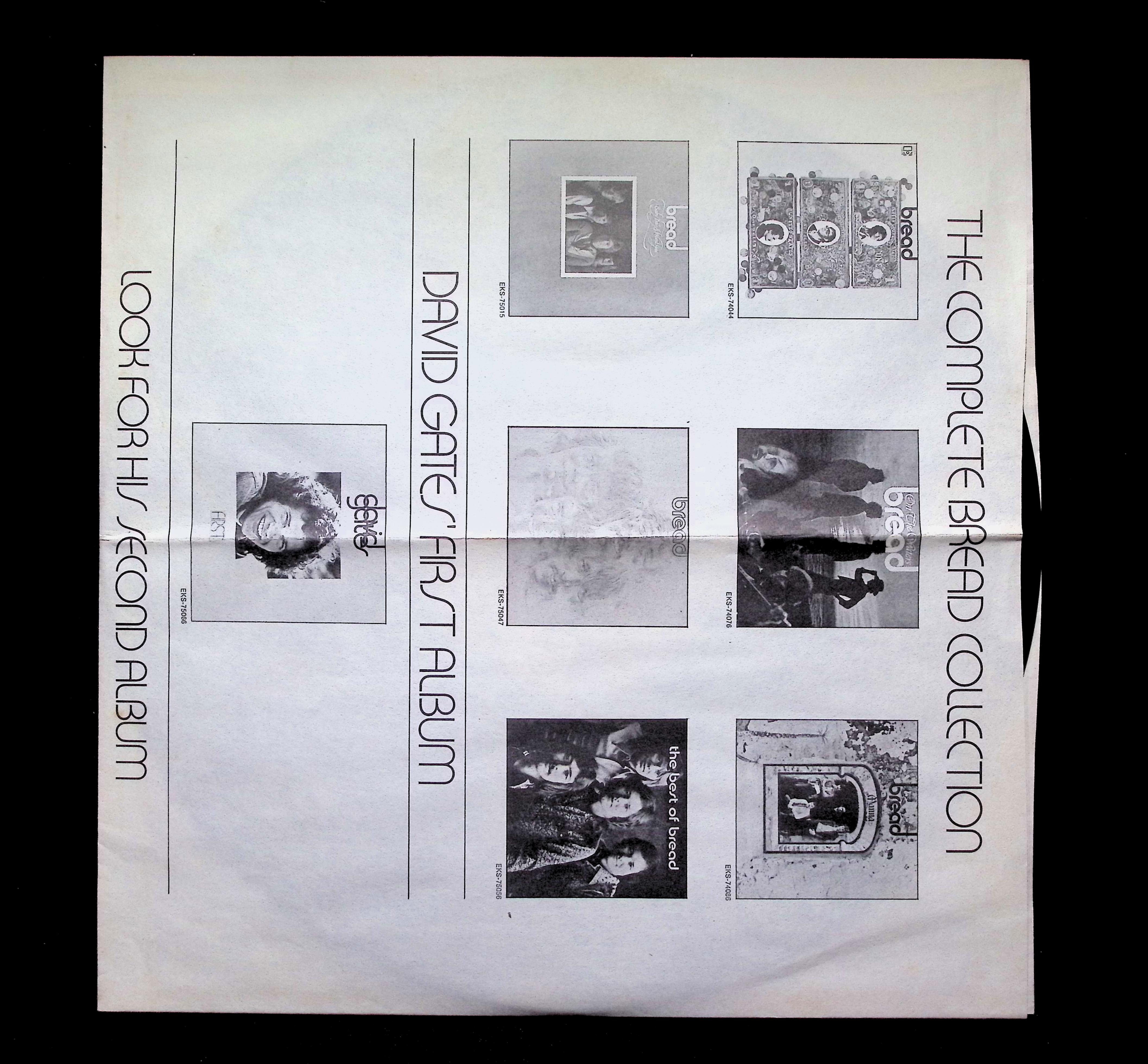 Bread Best Of Bread LP 1974 Elektra Rock — image 3