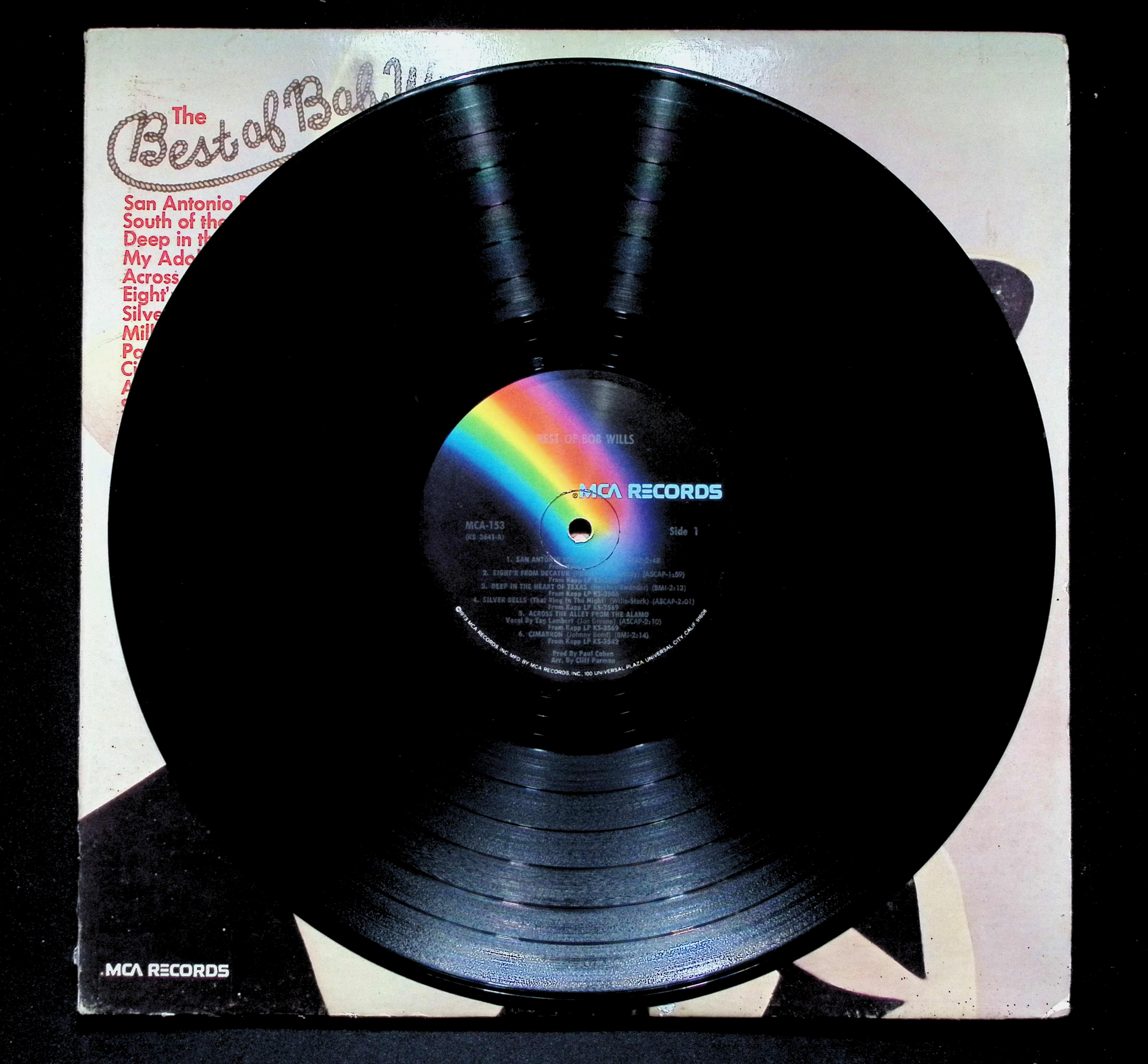 Bob Wills Best Of LP 1977 MCA Country Compilation — image 4