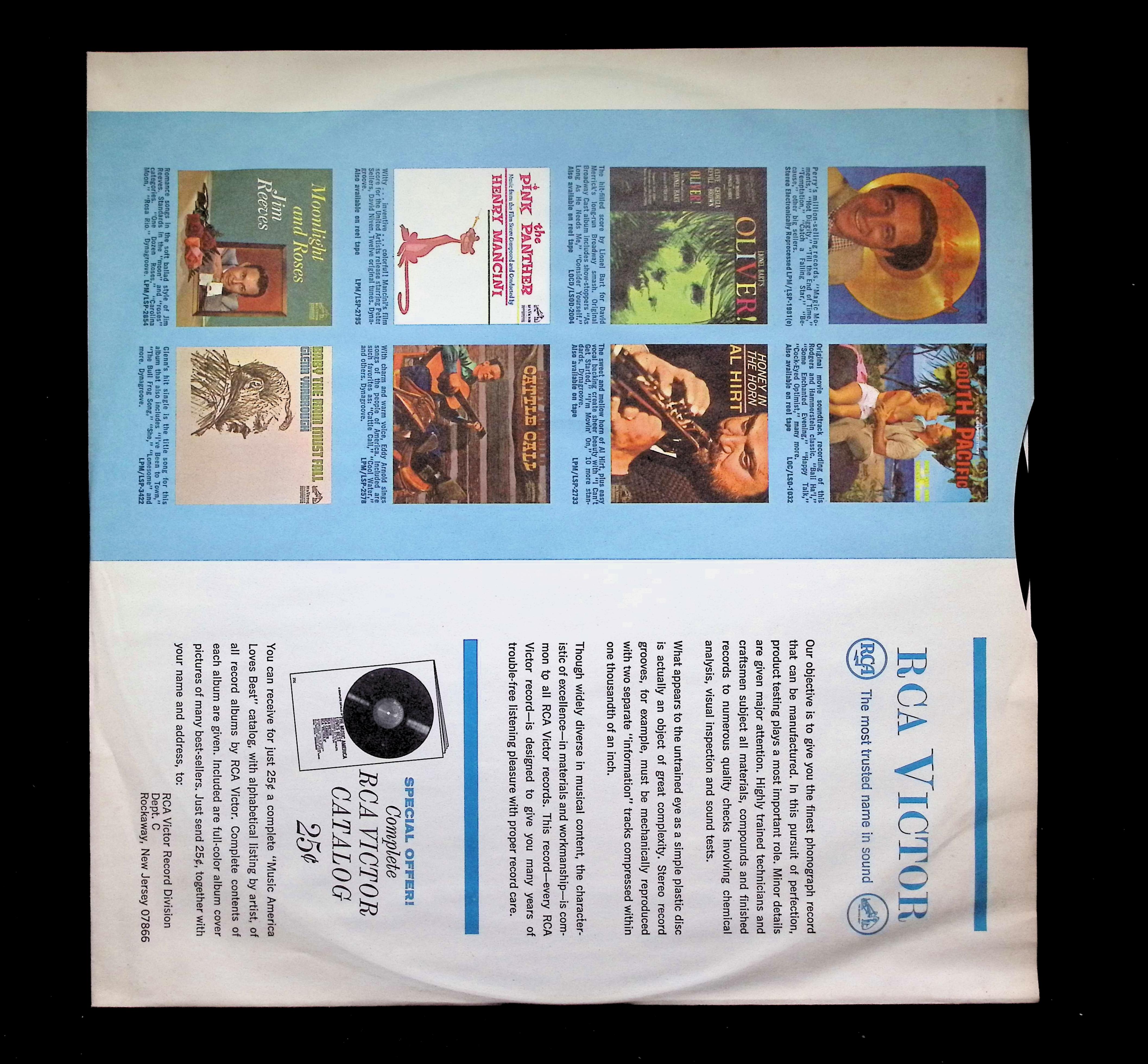 Barry Sadler Ballads Green Berets LP RCA Victor Pop Vocal — image 3