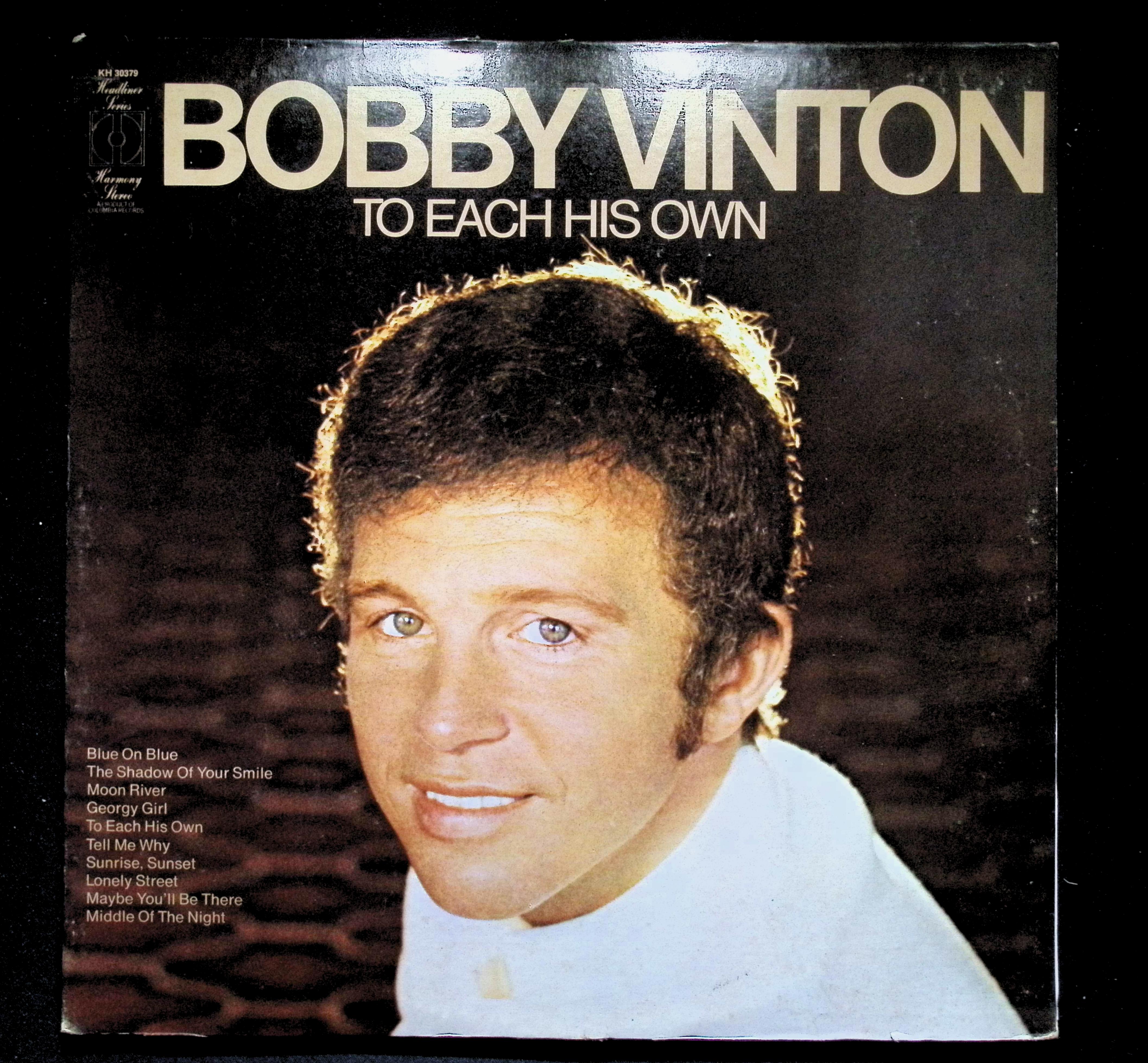 Bobby Vinton To Each His Own LP Harmony Rock