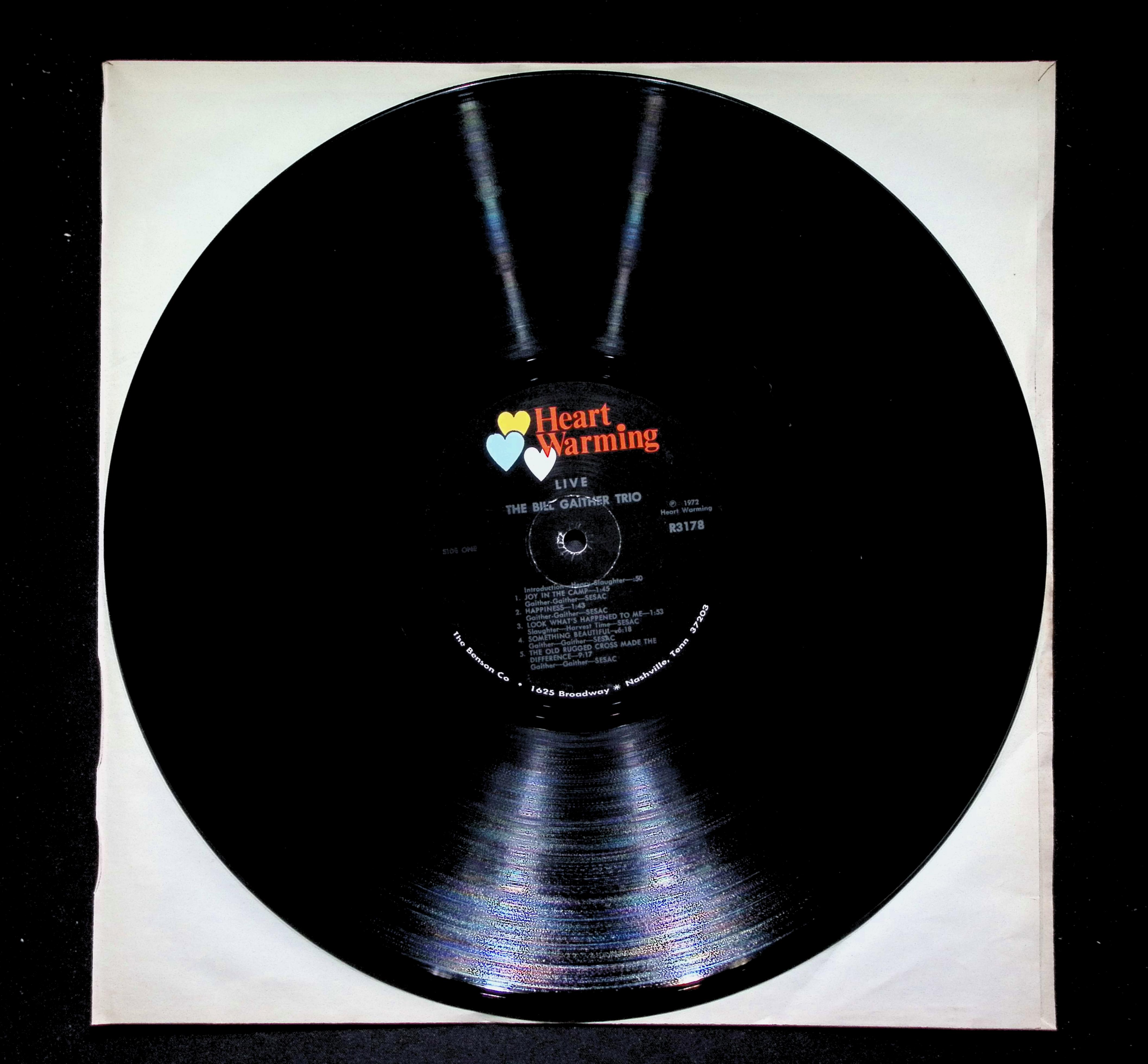Bill Gaither Trio Live LP 1972 Heart Warming Gospel — image 4